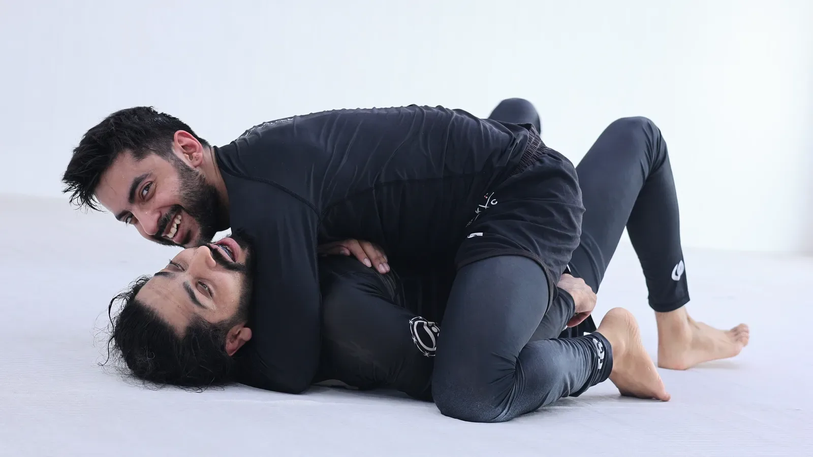 Live No-Gi rounds after the back mount escape lesson at Knots & Collar, Defence Colony, New Delhi