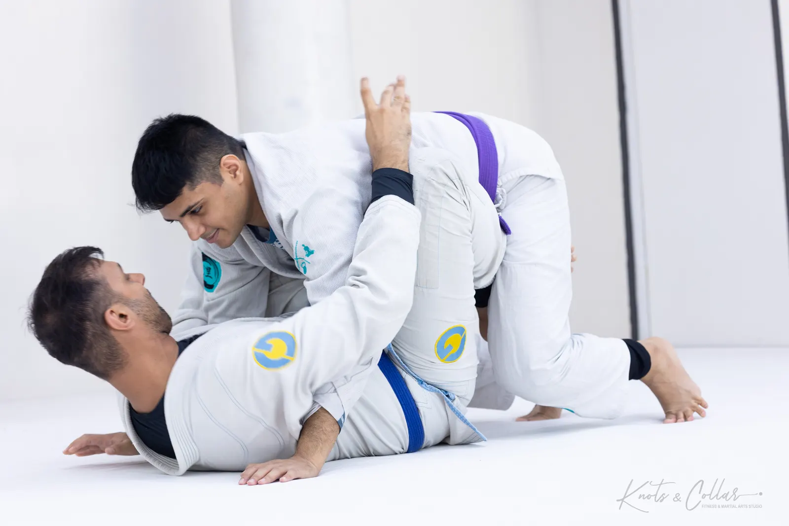 A jiu-jitsu session at Knots & Collar, Defence Colony, New Delhi