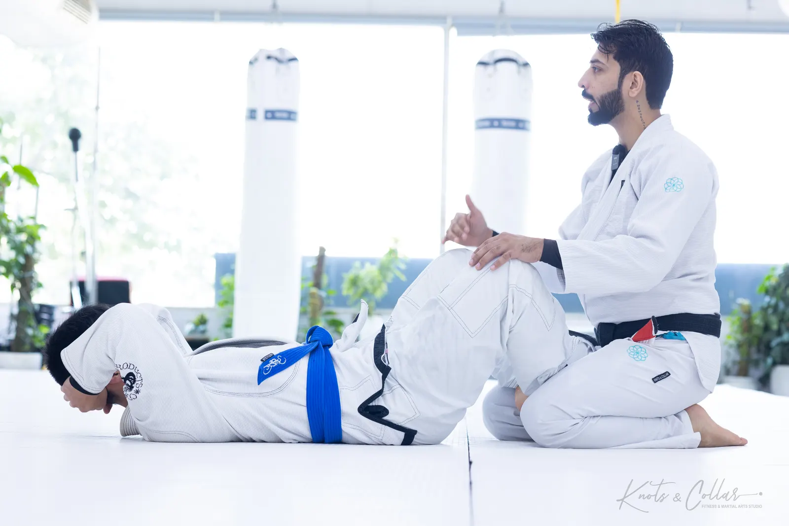 A Brazilian Jiu-Jitsu class at Knots & Collar, Defence Colony, New Delhi