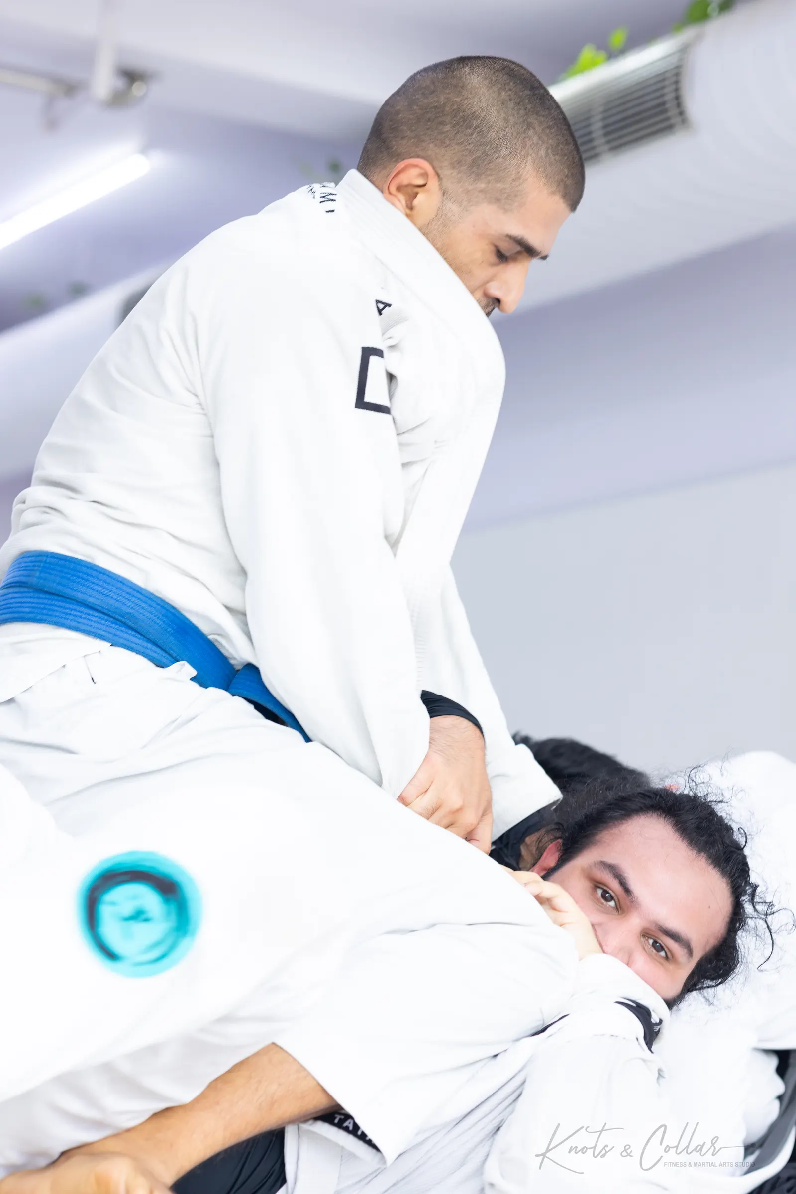 A jiu-jitsu session at Knots & Collar, Defence Colony, New Delhi
