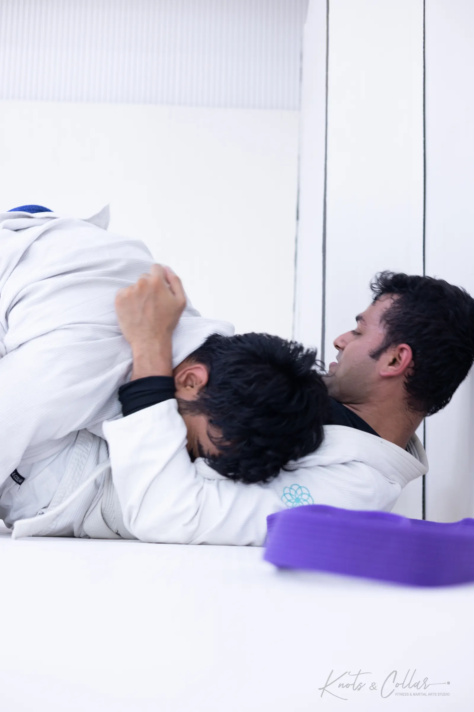 A jiu-jitsu session at Knots & Collar, Defence Colony, New Delhi