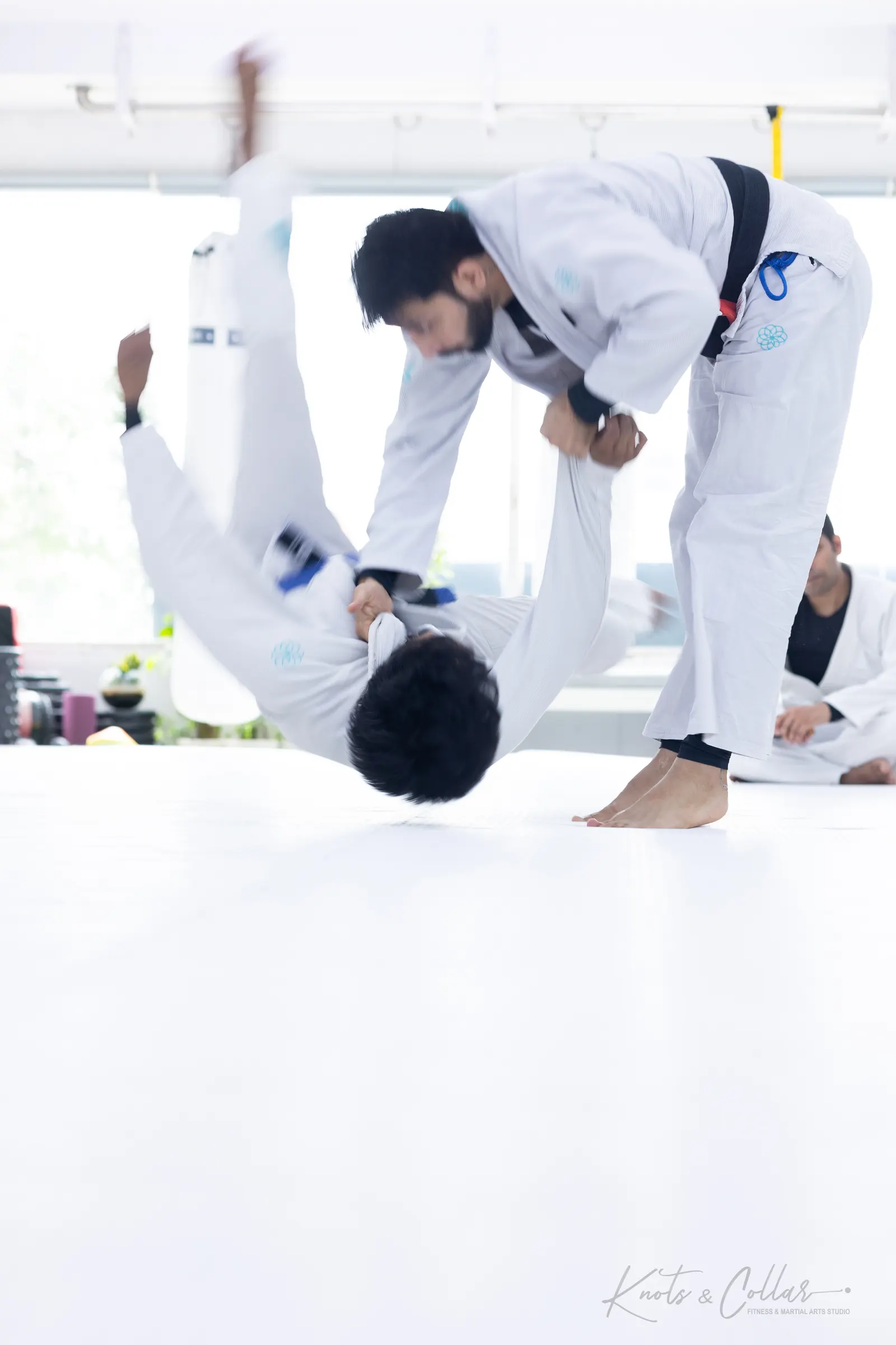 A jiu-jitsu session at Knots & Collar, Defence Colony, New Delhi