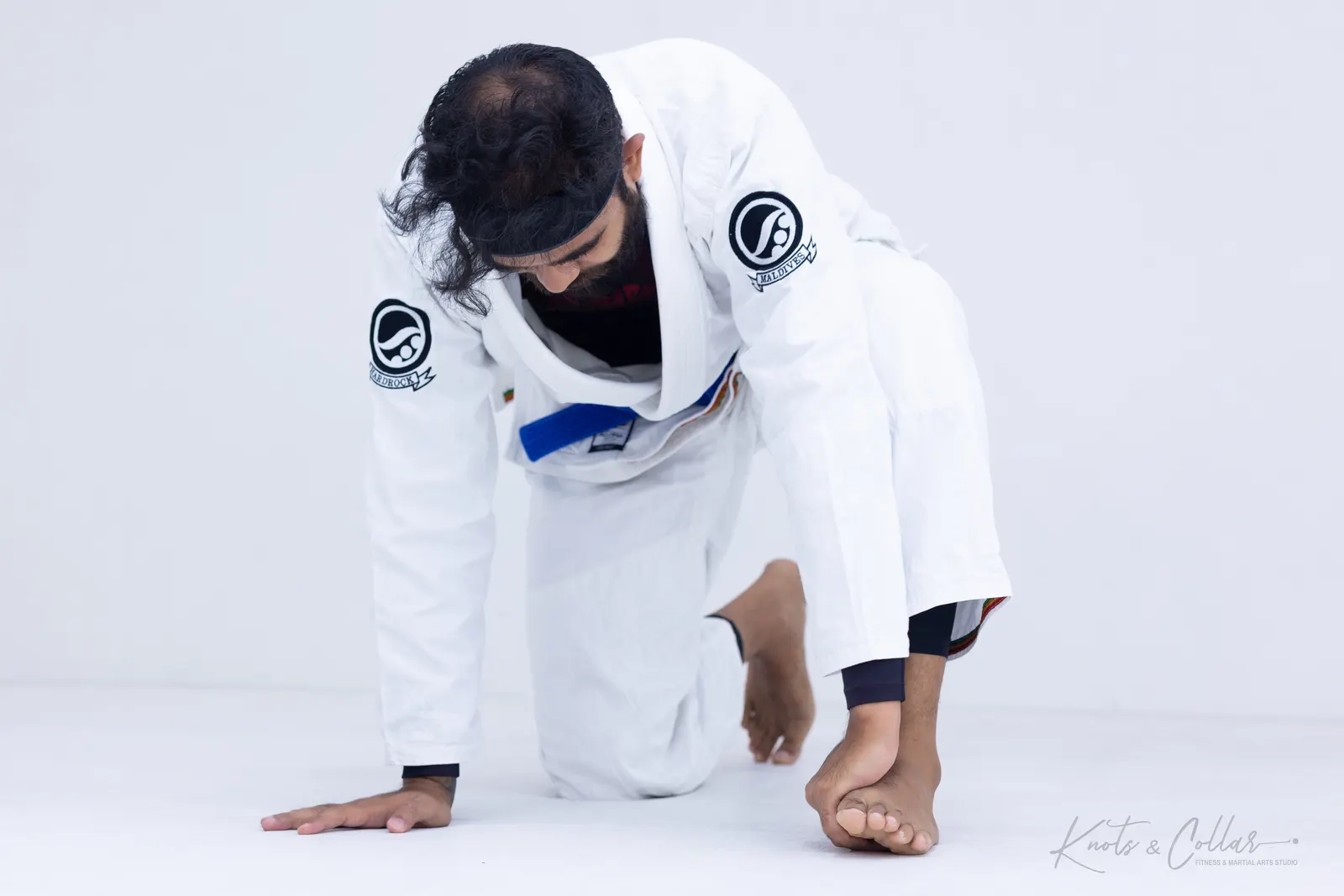 A jiu-jitsu session at Knots & Collar, Defence Colony, New Delhi