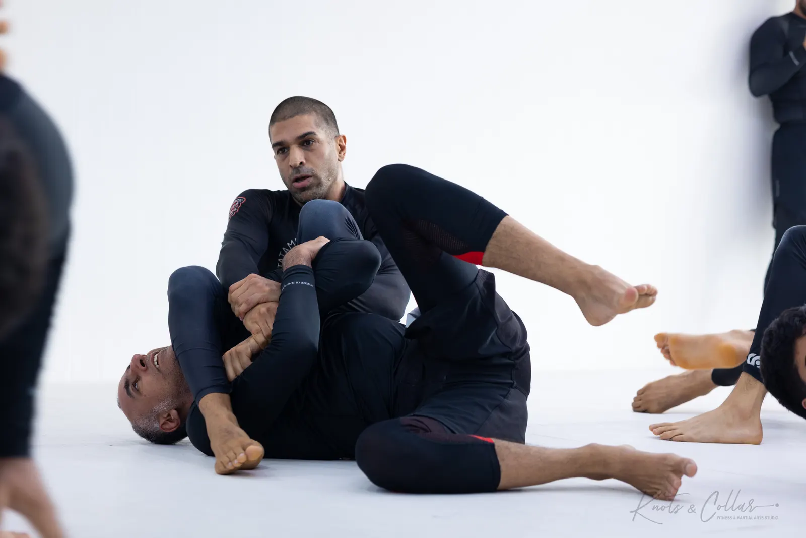 A jiu-jitsu session at Knots & Collar, Defence Colony, New Delhi