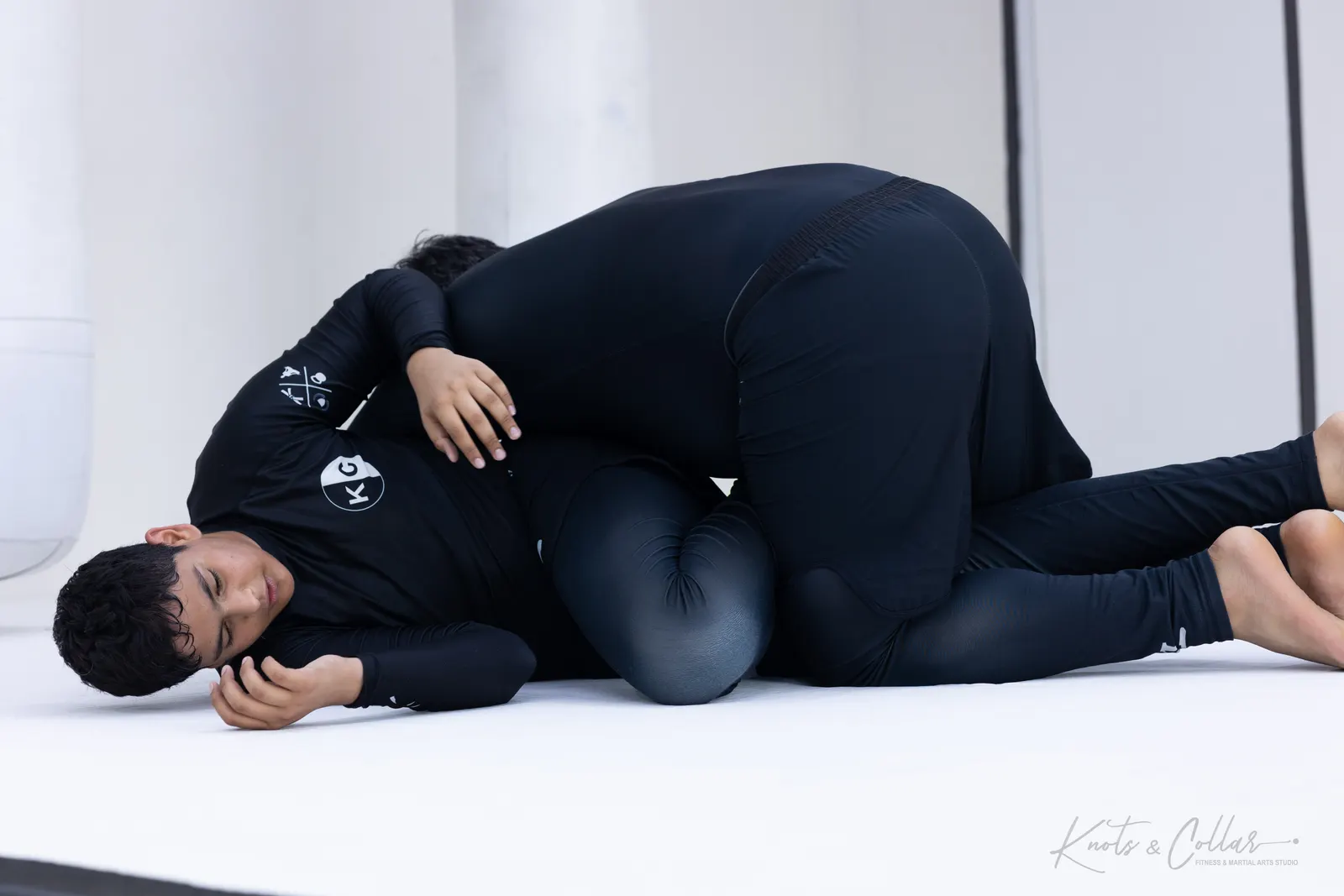 A jiu-jitsu session at Knots & Collar, Defence Colony, New Delhi