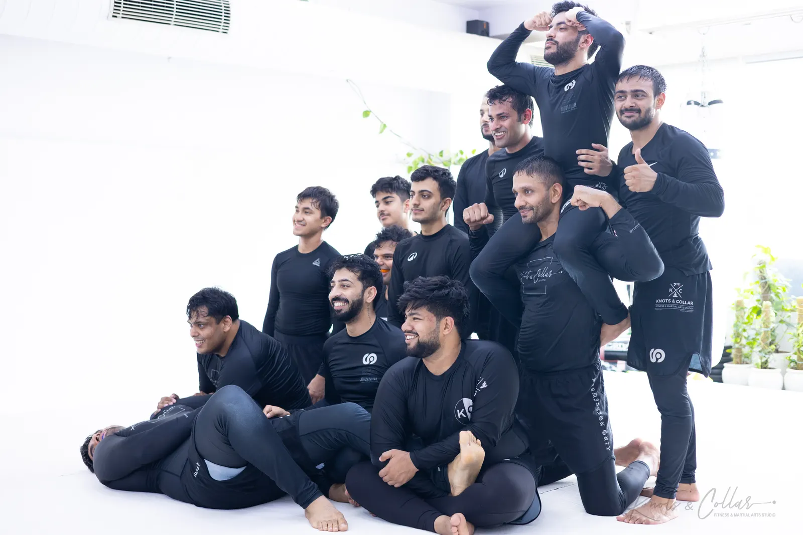 A jiu-jitsu session at Knots & Collar, Defence Colony, New Delhi