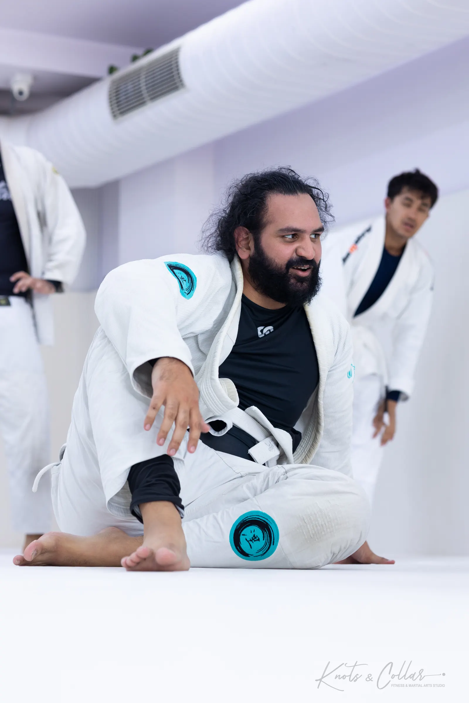 A jiu-jitsu session at Knots & Collar, Defence Colony, New Delhi