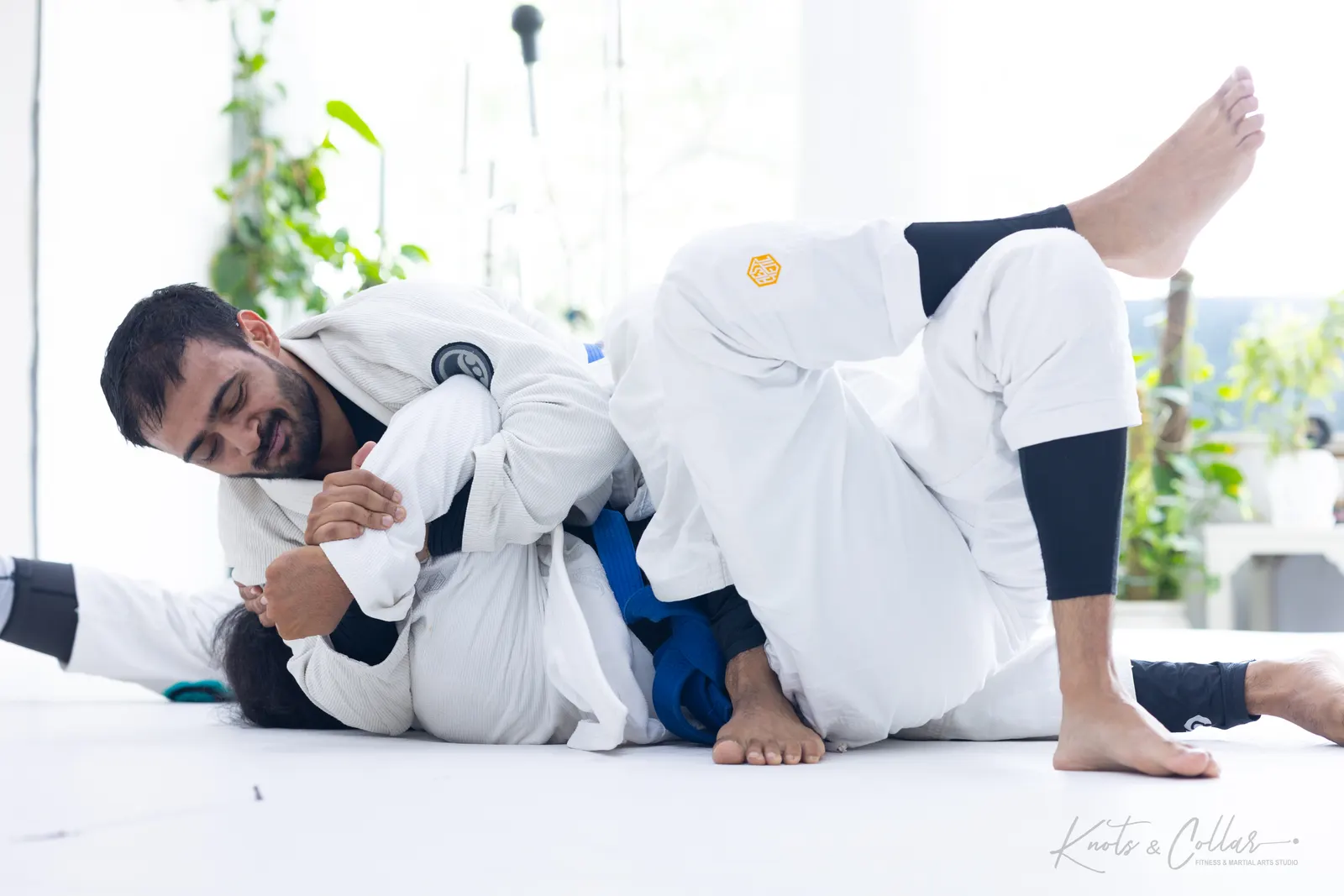 On the mat at Knots & Collar, the Brazilian Jiu-Jitsu studio in Defence Colony, New Delhi