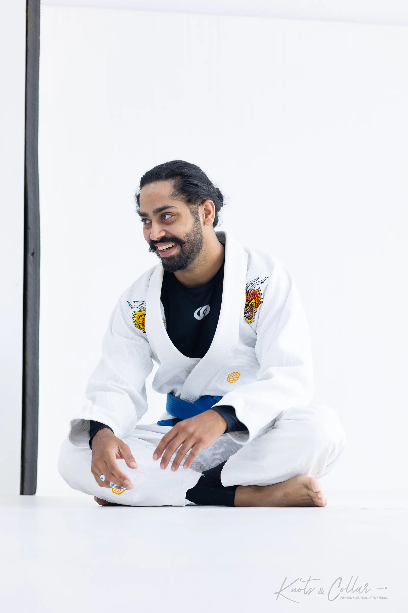 A jiu-jitsu session at Knots & Collar, Defence Colony, New Delhi