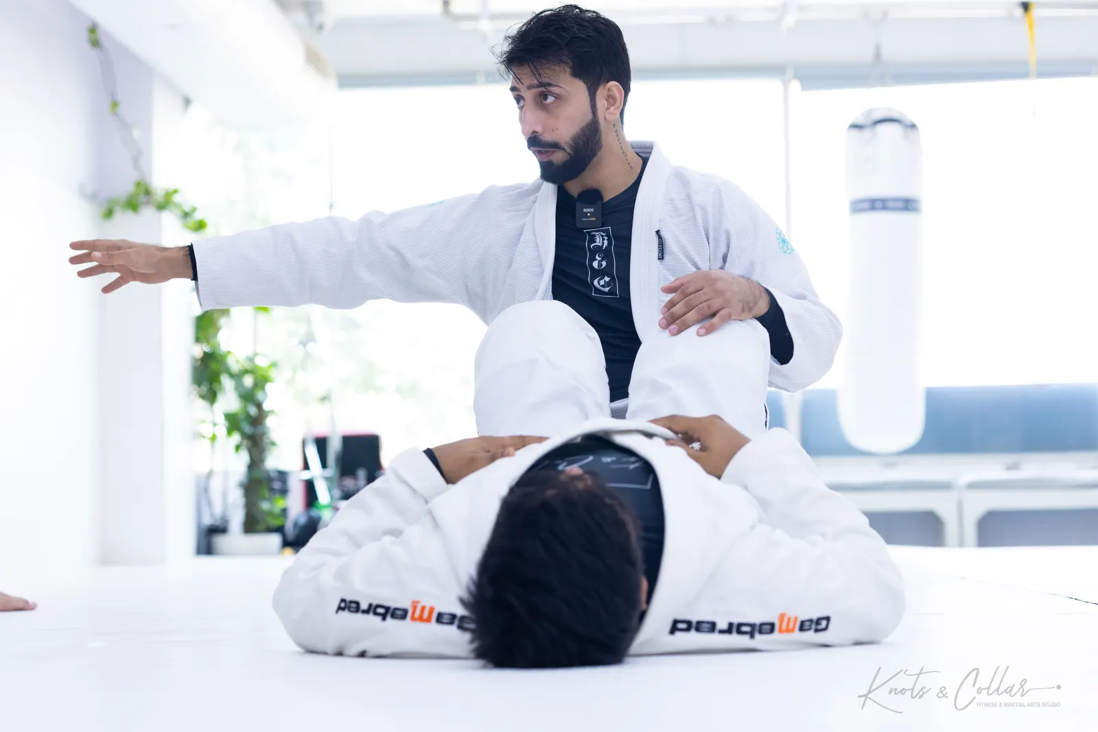 A jiu-jitsu session at Knots & Collar, Defence Colony, New Delhi