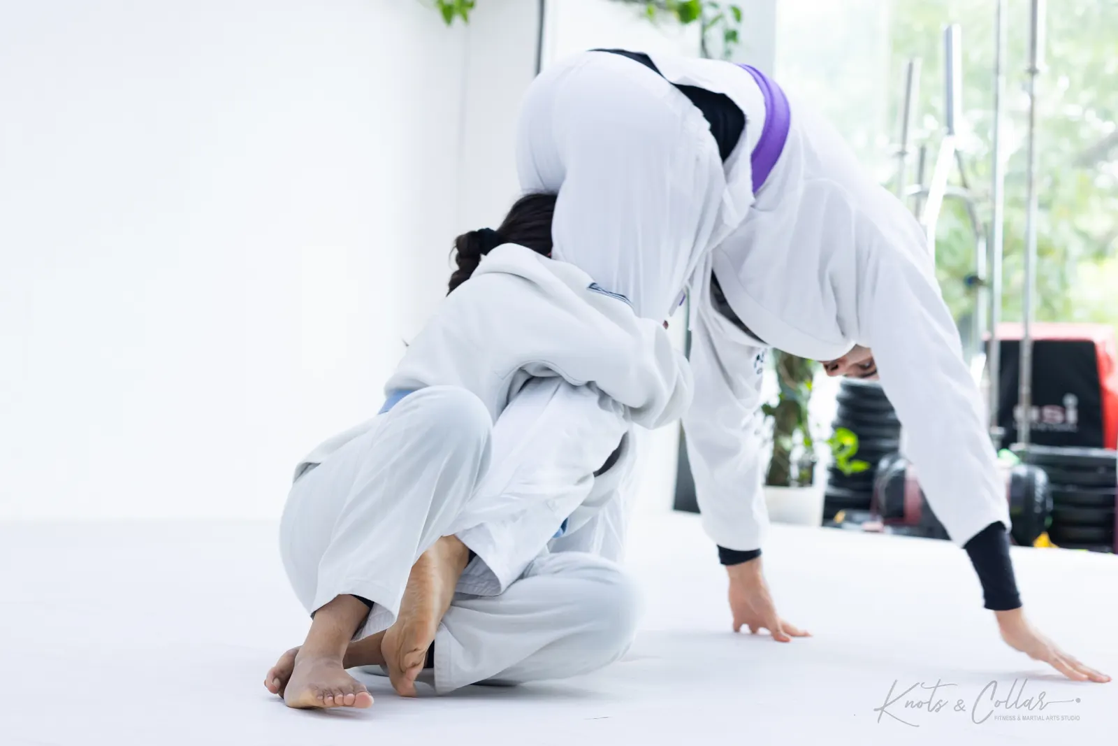 On the mat at Knots & Collar, the Brazilian Jiu-Jitsu studio in Defence Colony, New Delhi