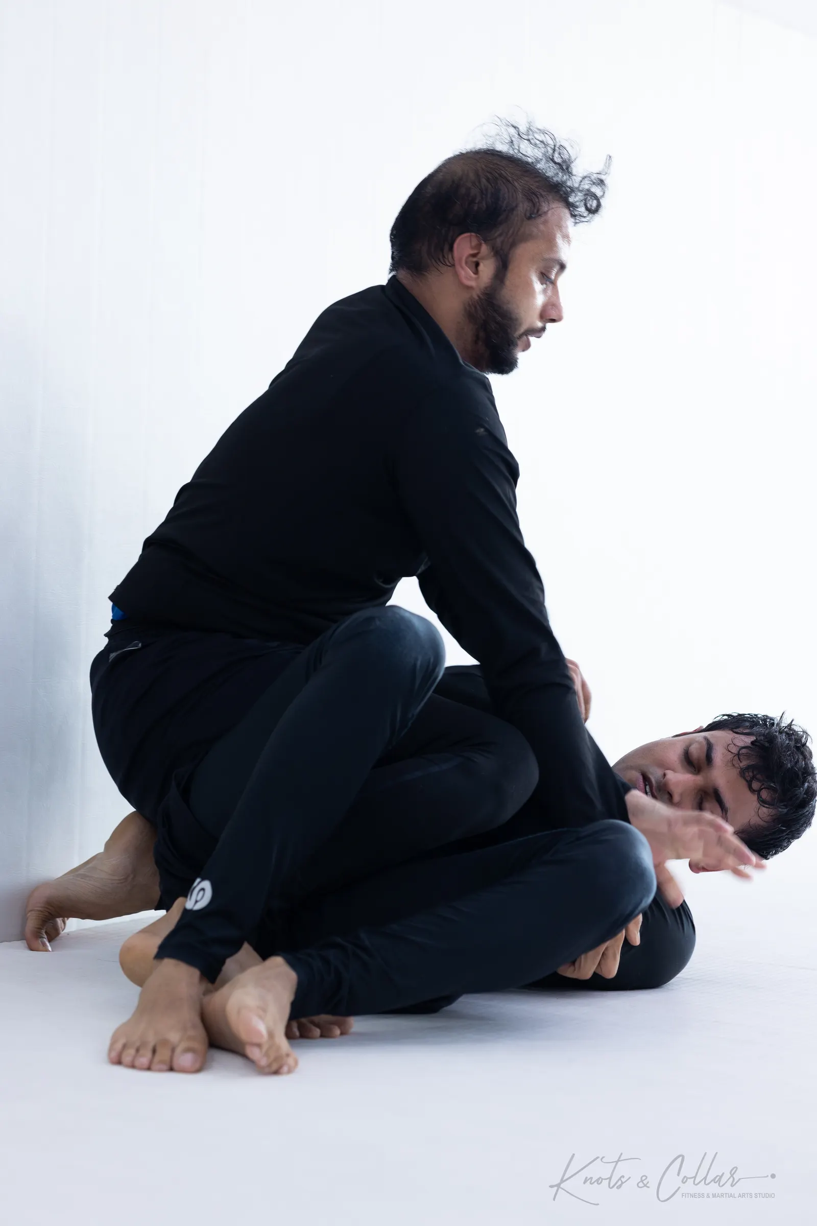 A jiu-jitsu session at Knots & Collar, Defence Colony, New Delhi