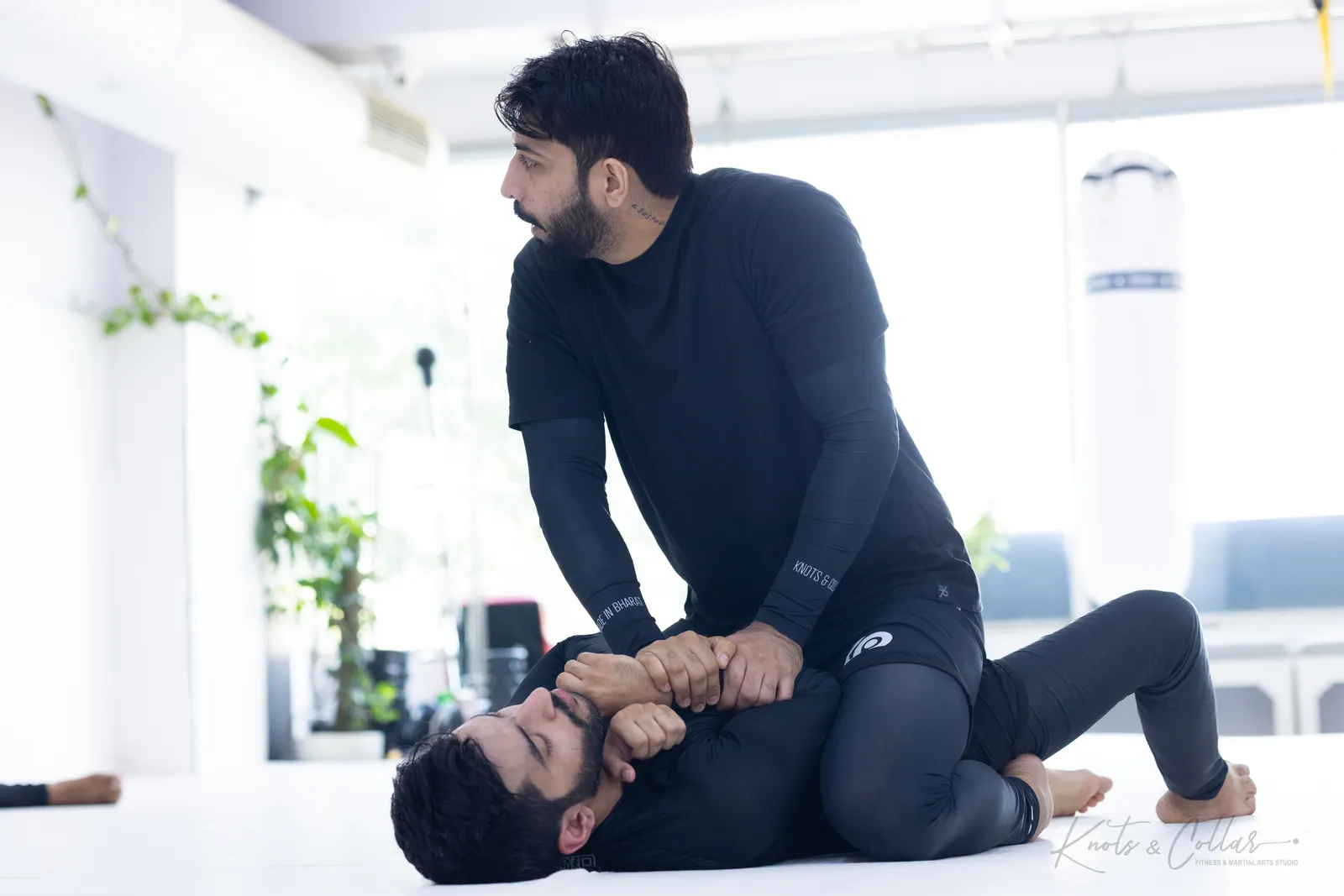 Grappling training at Knots & Collar, Defence Colony, New Delhi