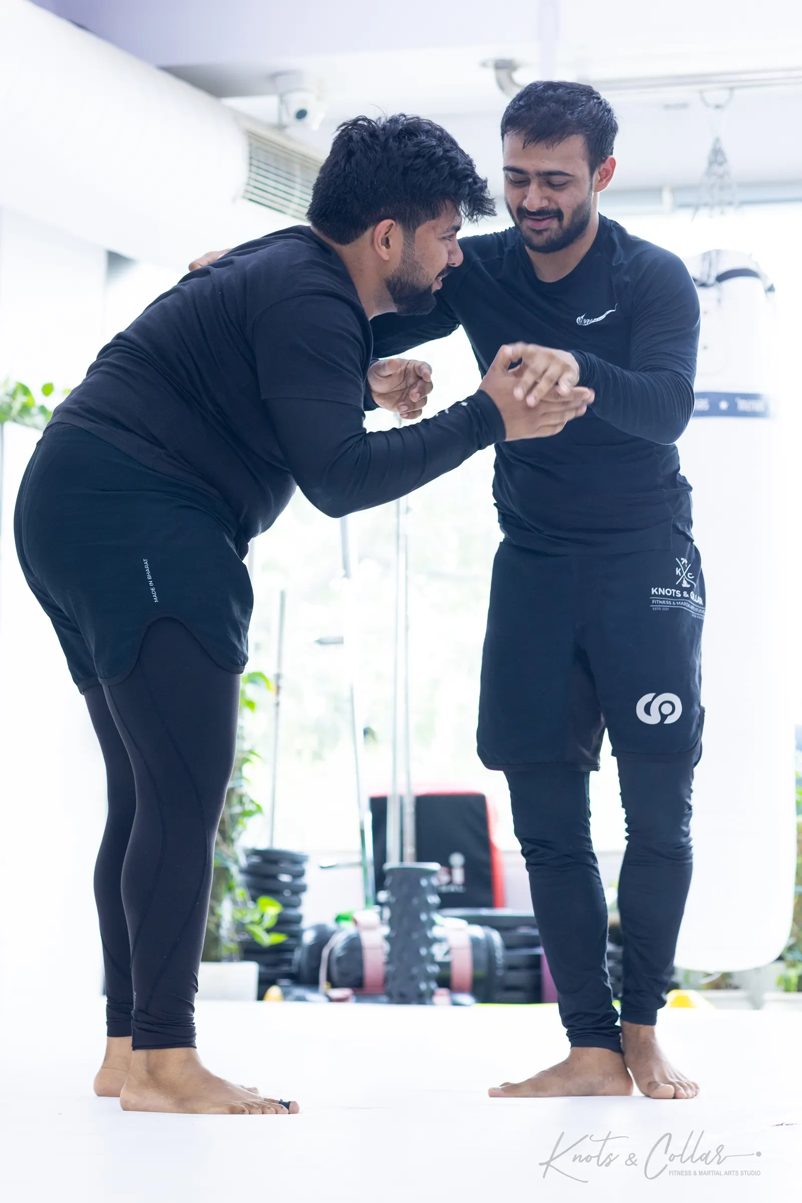 On the mat at Knots & Collar, the Brazilian Jiu-Jitsu studio in Defence Colony, New Delhi