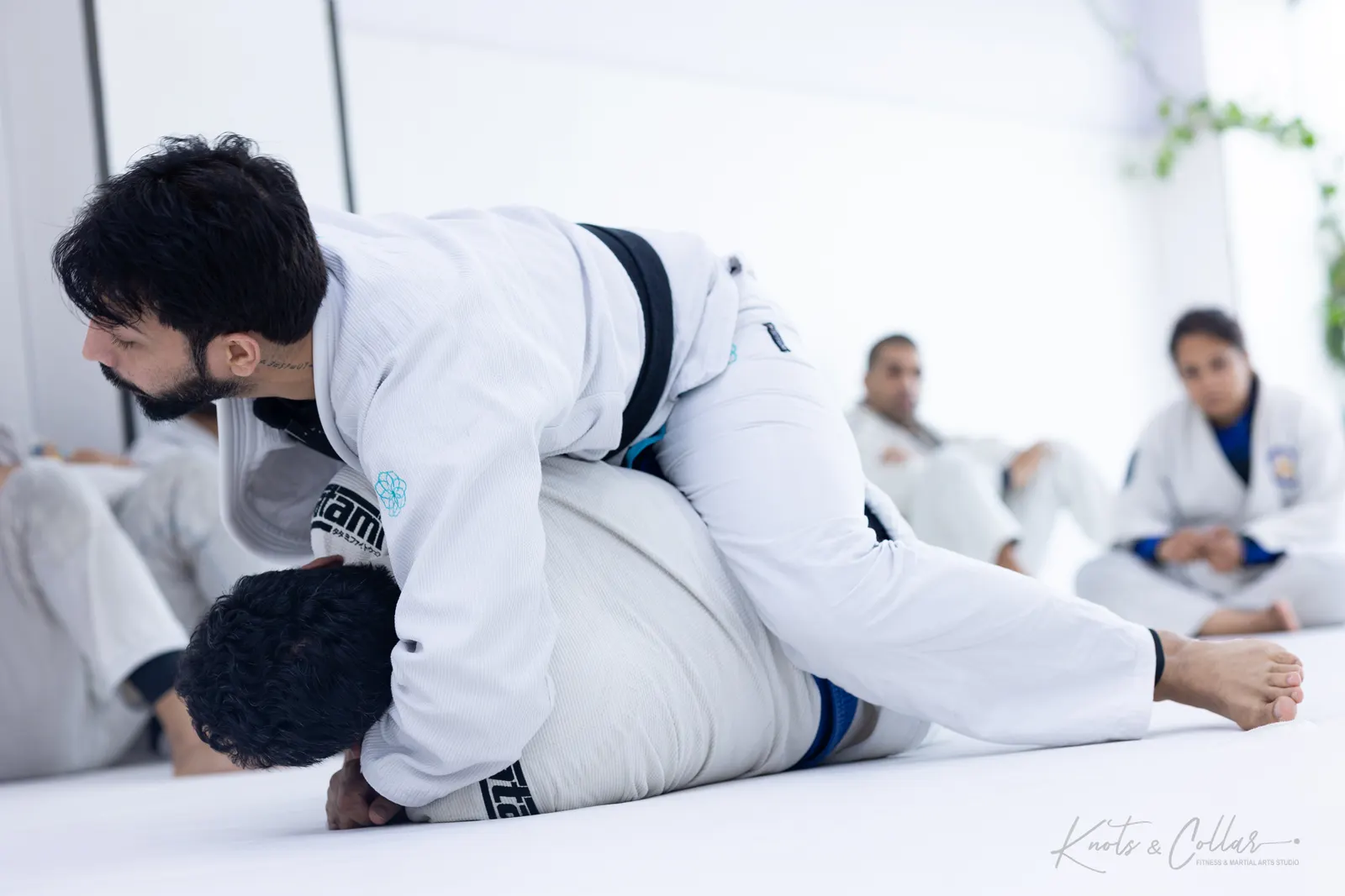 A jiu-jitsu session at Knots & Collar, Defence Colony, New Delhi