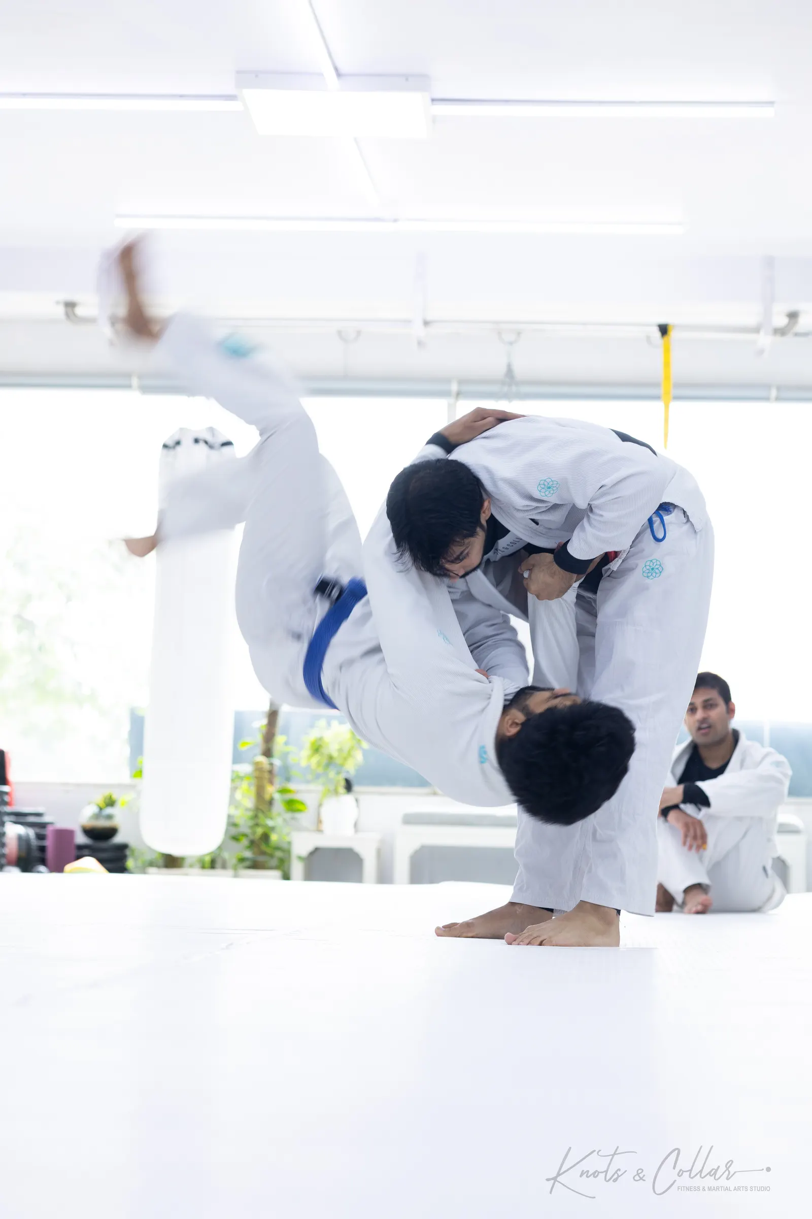 On the mat at Knots & Collar, the Brazilian Jiu-Jitsu studio in Defence Colony, New Delhi