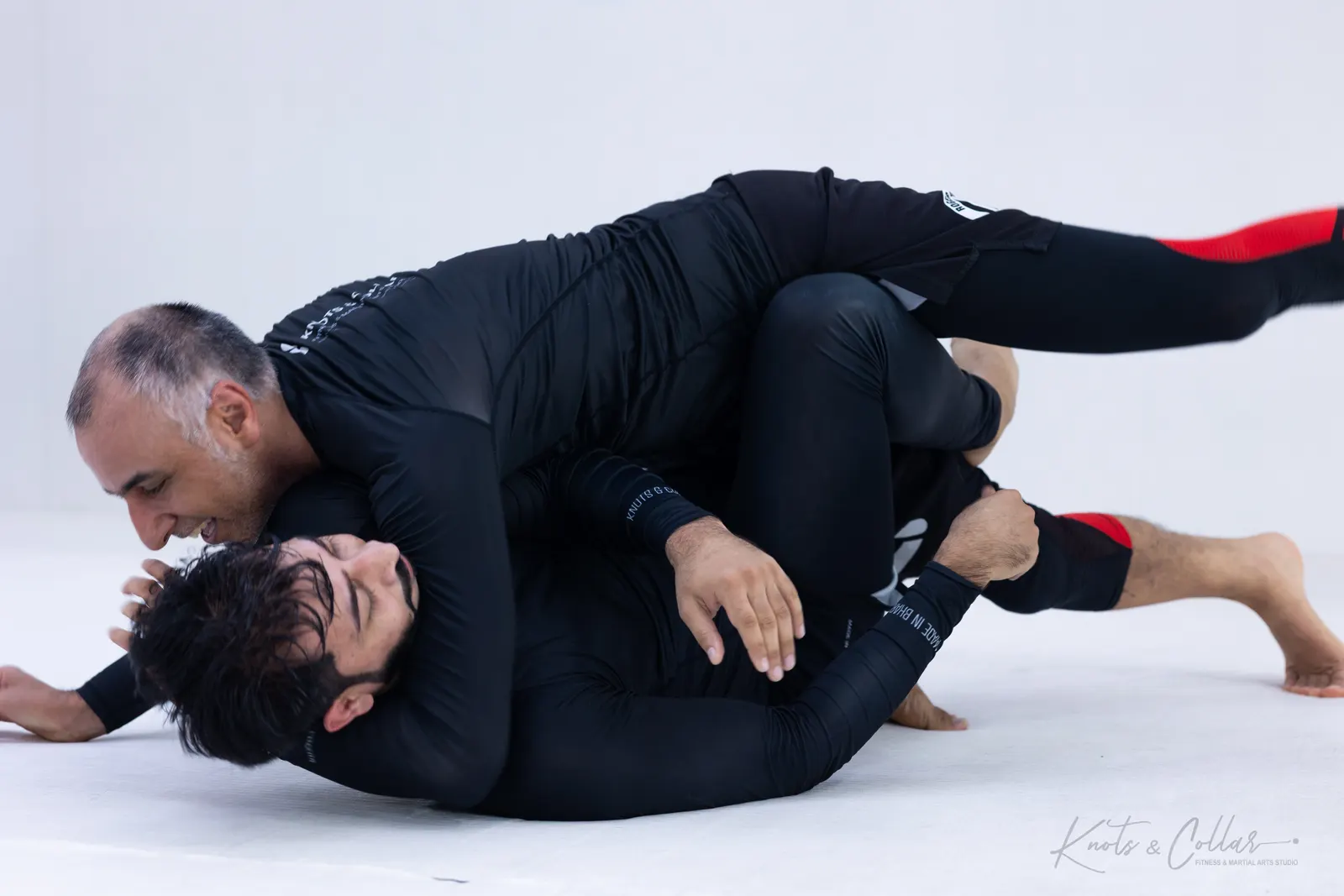 A jiu-jitsu session at Knots & Collar, Defence Colony, New Delhi