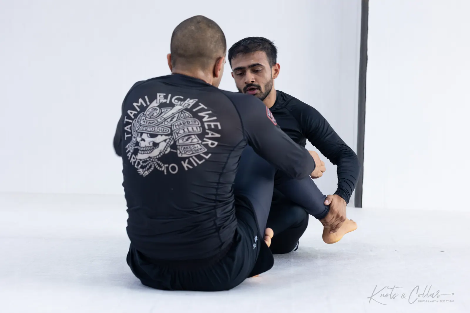 A jiu-jitsu session at Knots & Collar, Defence Colony, New Delhi