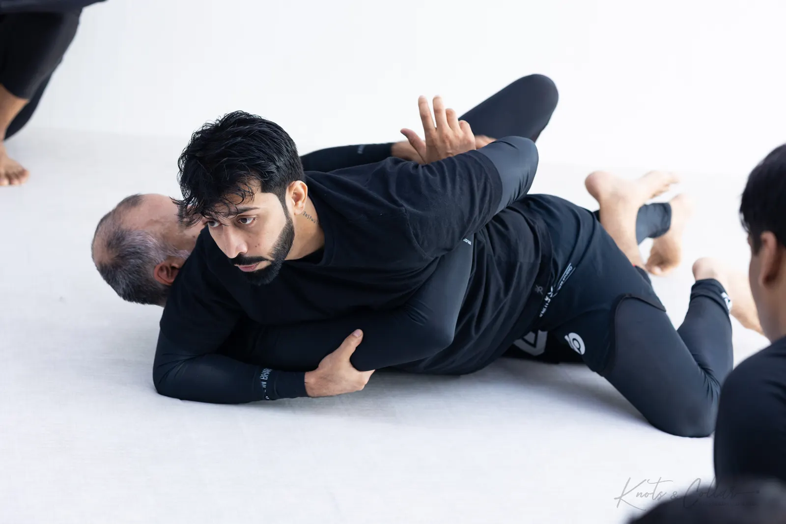 A jiu-jitsu session at Knots & Collar, Defence Colony, New Delhi