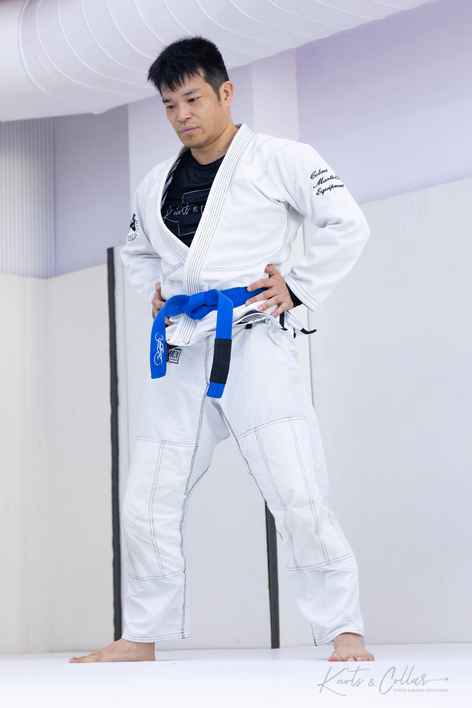 A jiu-jitsu session at Knots & Collar, Defence Colony, New Delhi