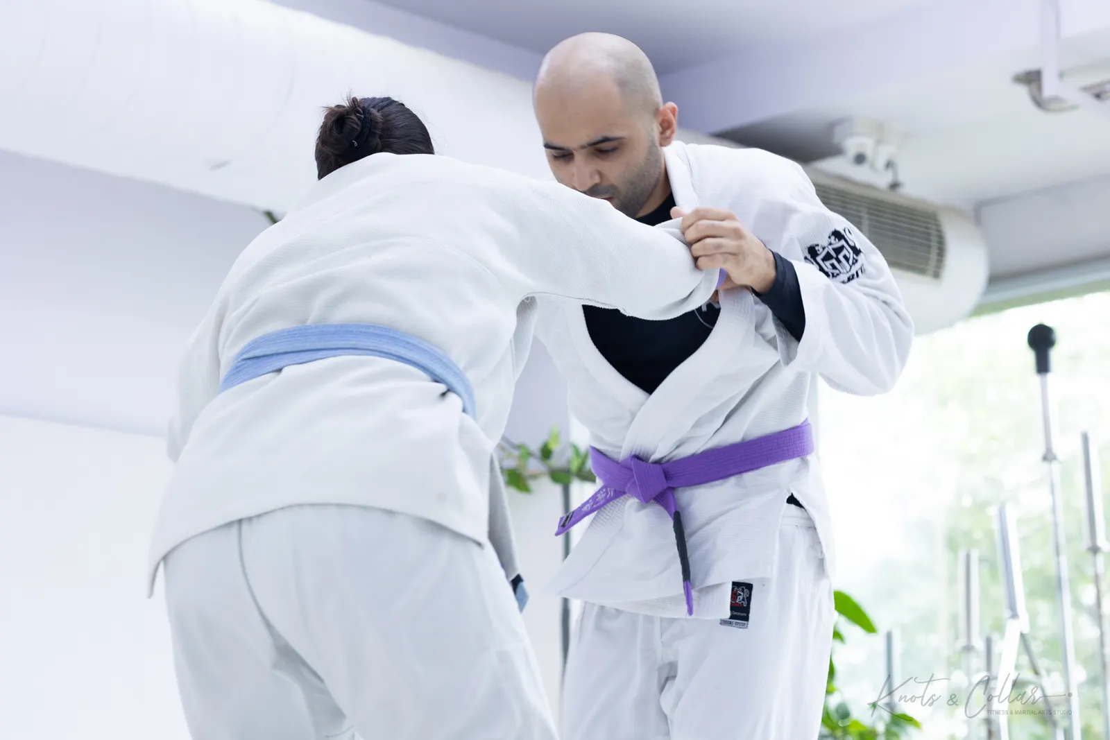 On the mat at Knots & Collar, the Brazilian Jiu-Jitsu studio in Defence Colony, New Delhi