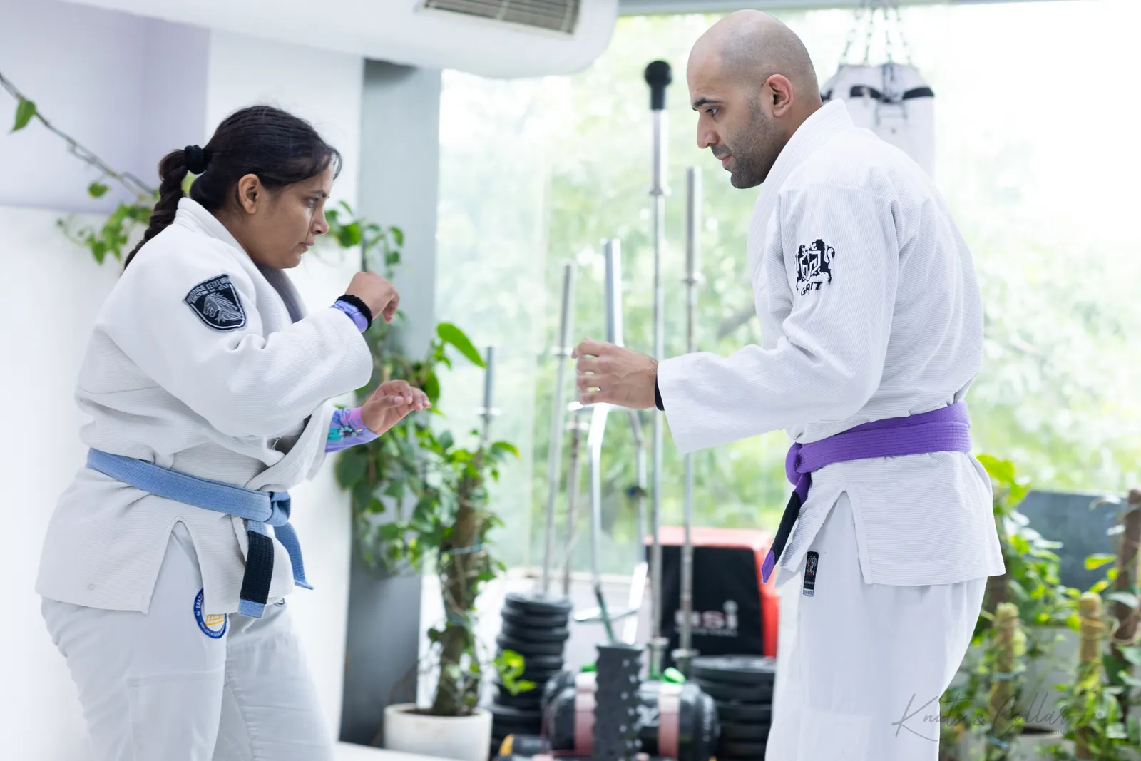 Grappling training at Knots & Collar, Defence Colony, New Delhi