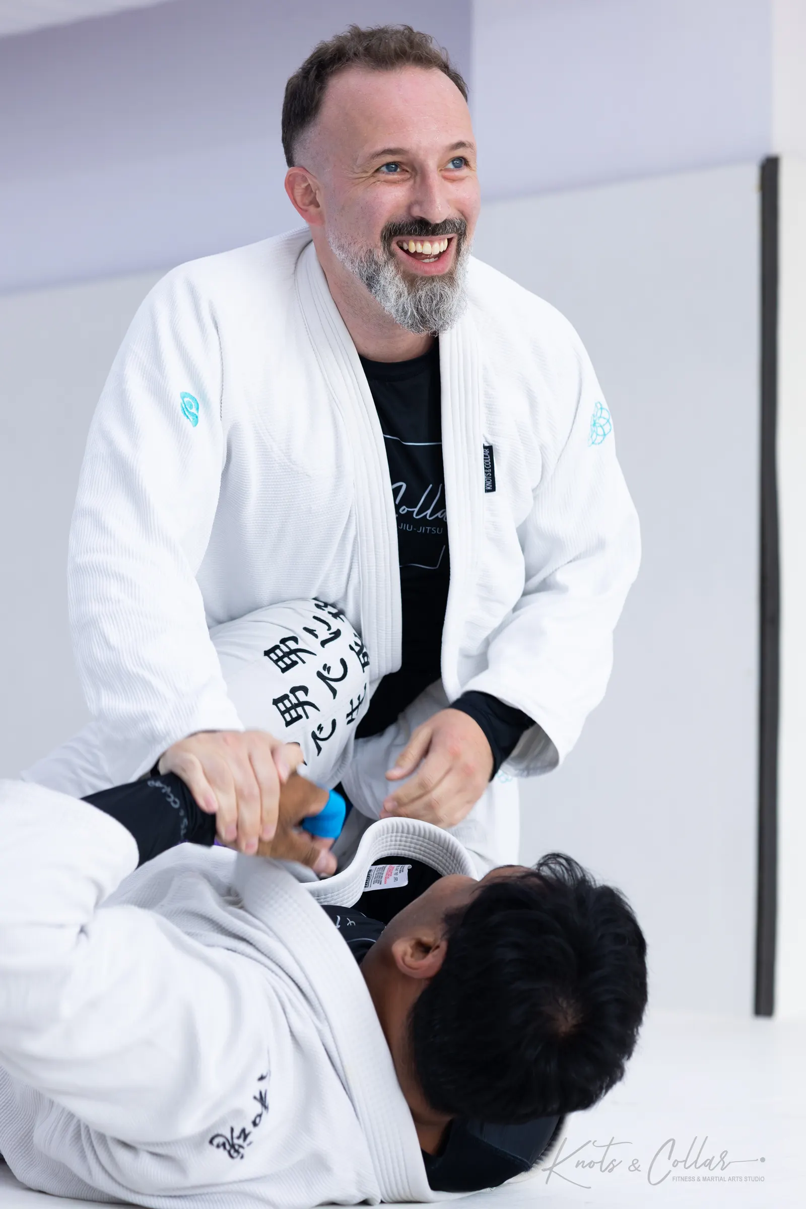 A jiu-jitsu session at Knots & Collar, Defence Colony, New Delhi