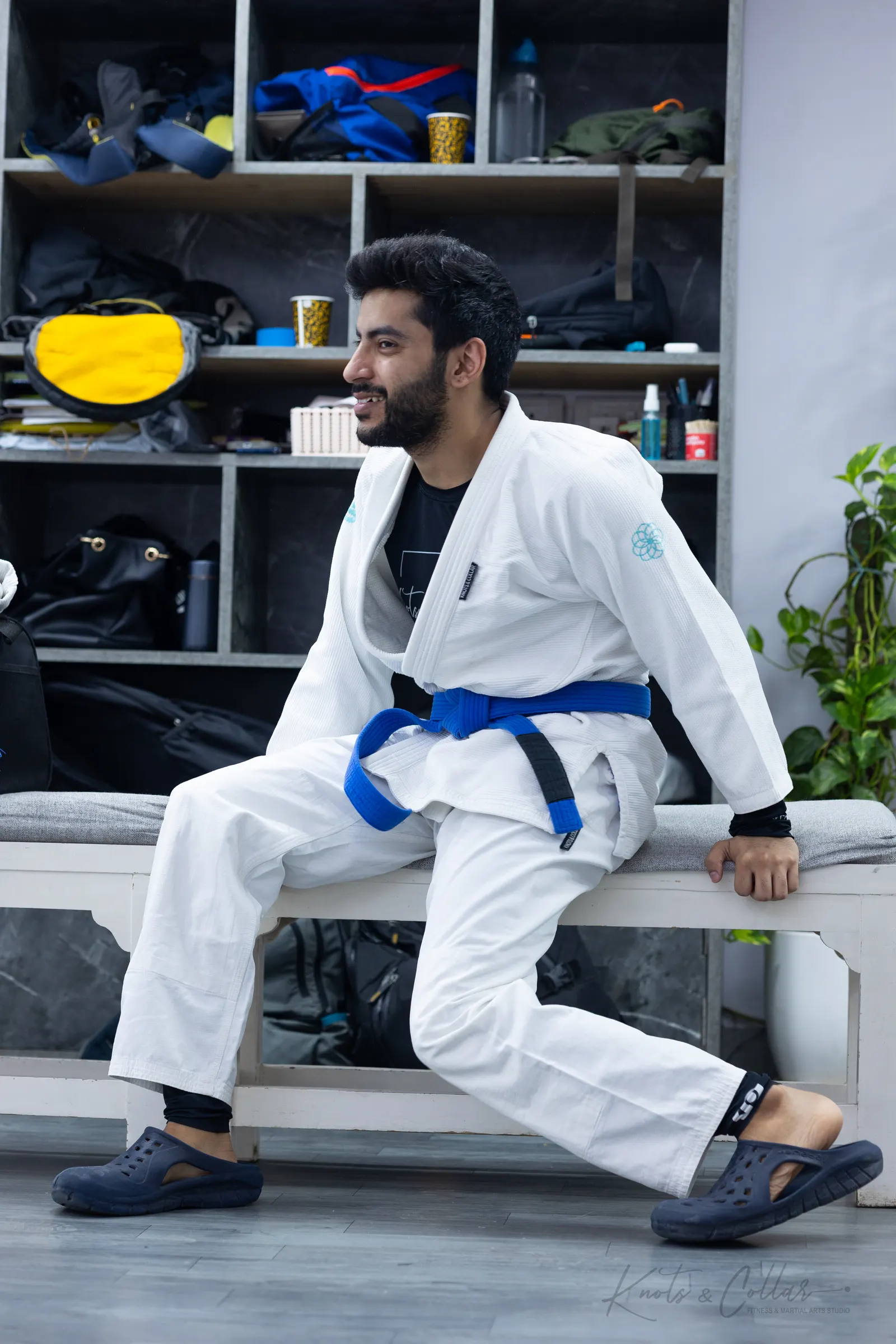 A jiu-jitsu session at Knots & Collar, Defence Colony, New Delhi