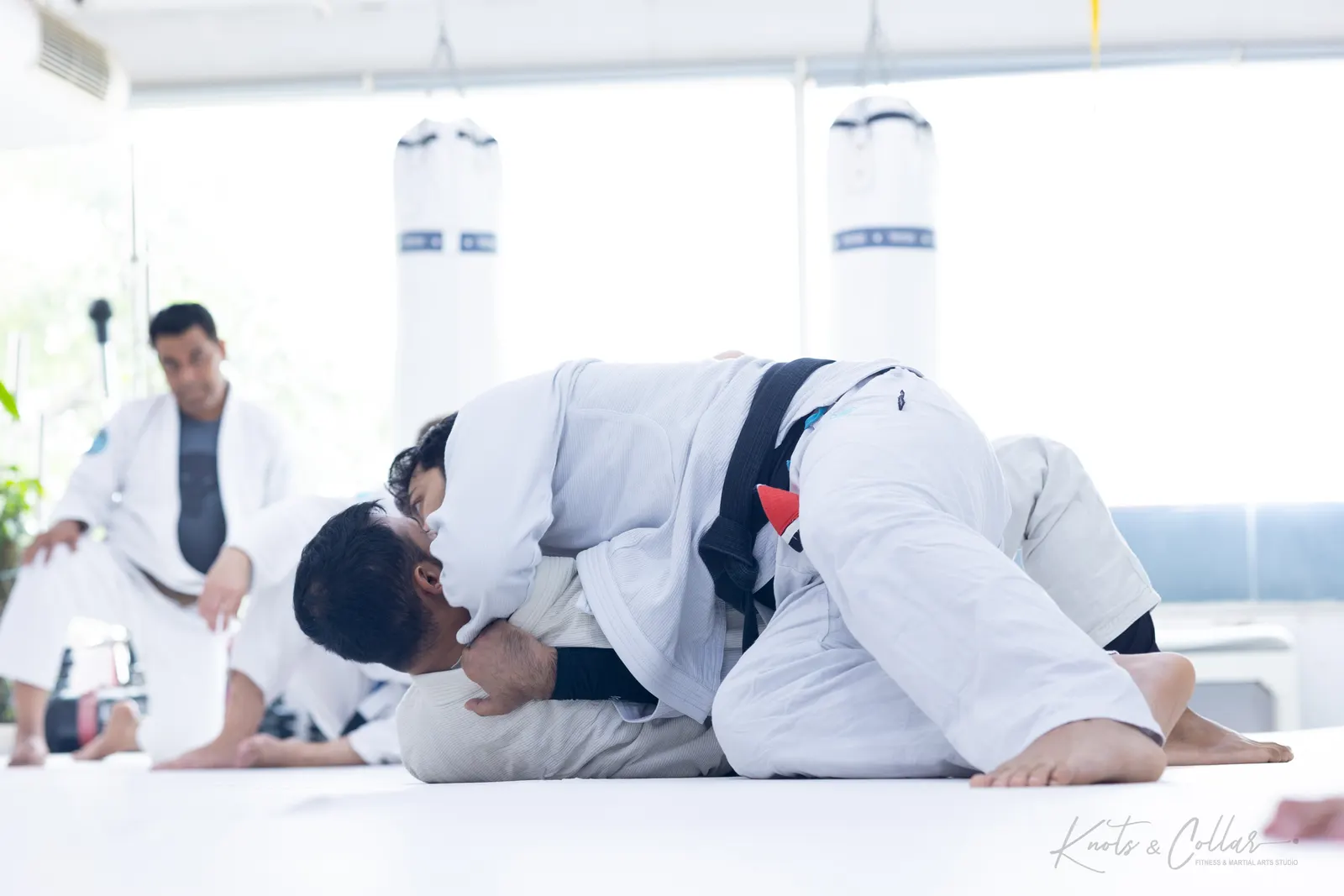 A jiu-jitsu session at Knots & Collar, Defence Colony, New Delhi