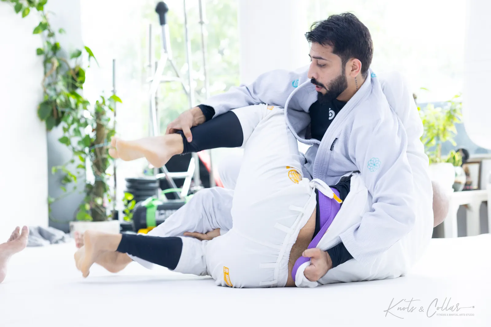 On the mat at Knots & Collar, the Brazilian Jiu-Jitsu studio in Defence Colony, New Delhi