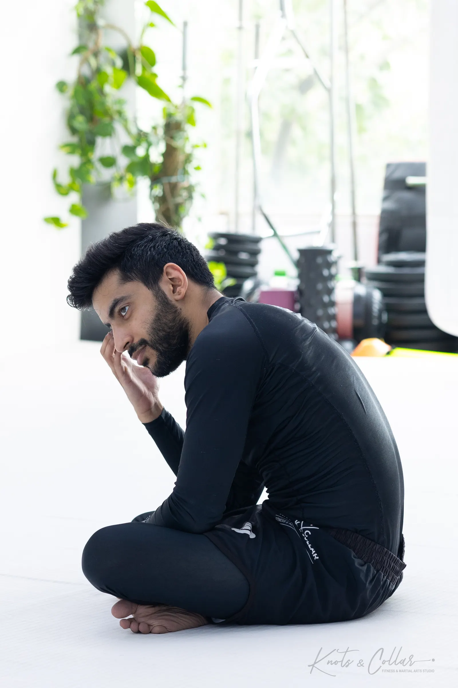 A Brazilian Jiu-Jitsu class at Knots & Collar, Defence Colony, New Delhi