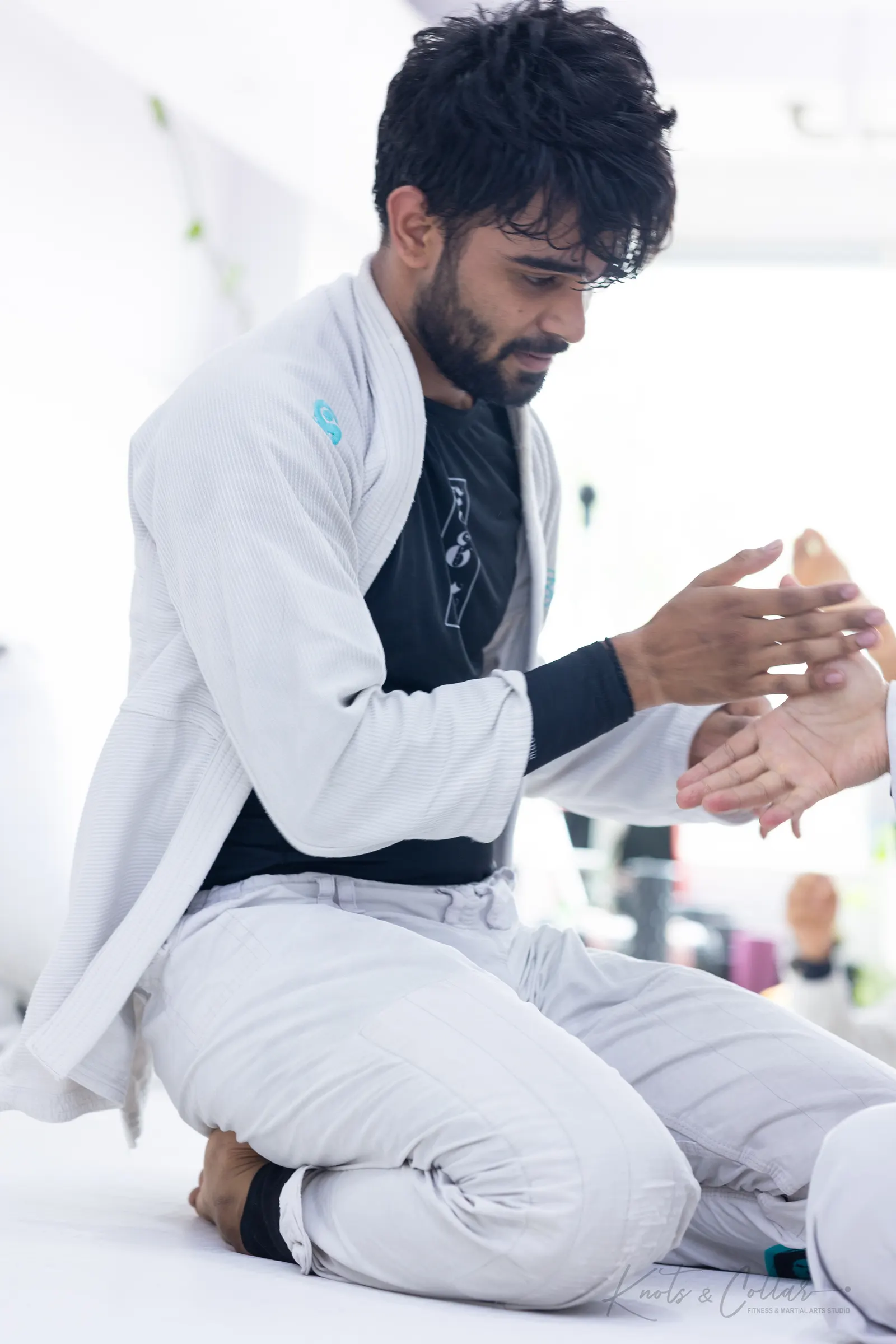A Brazilian Jiu-Jitsu class at Knots & Collar, Defence Colony, New Delhi