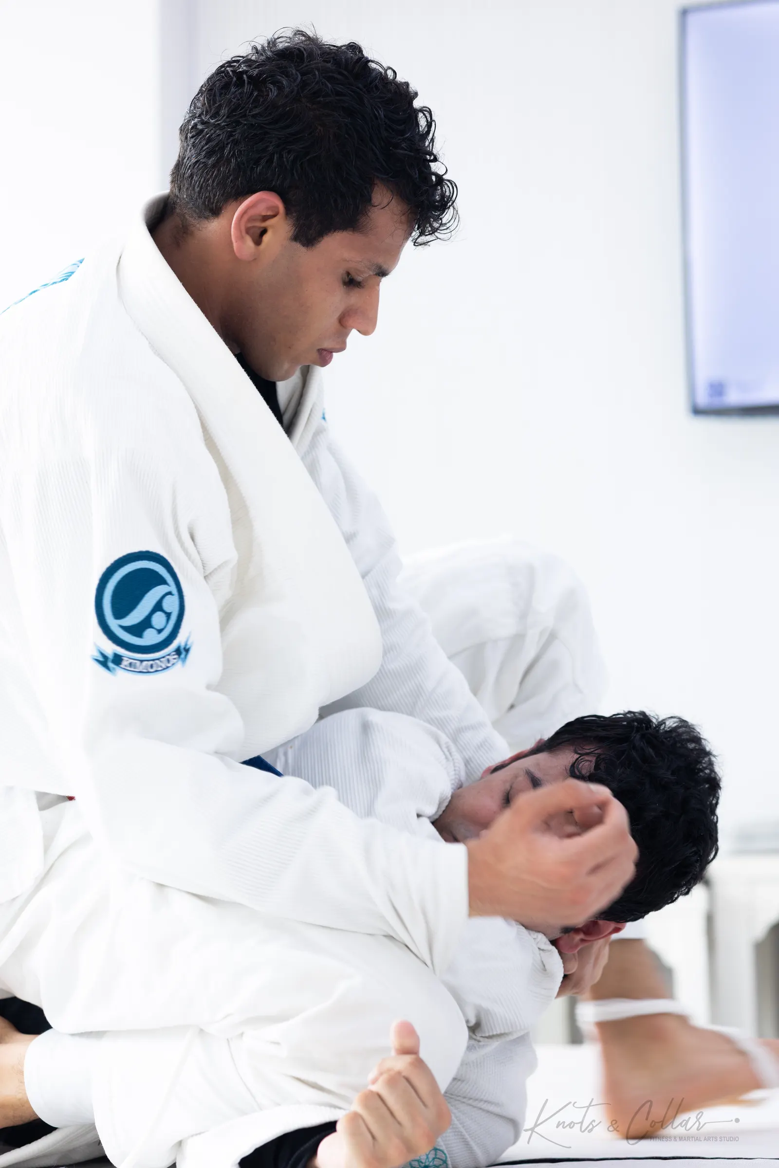 A jiu-jitsu session at Knots & Collar, Defence Colony, New Delhi