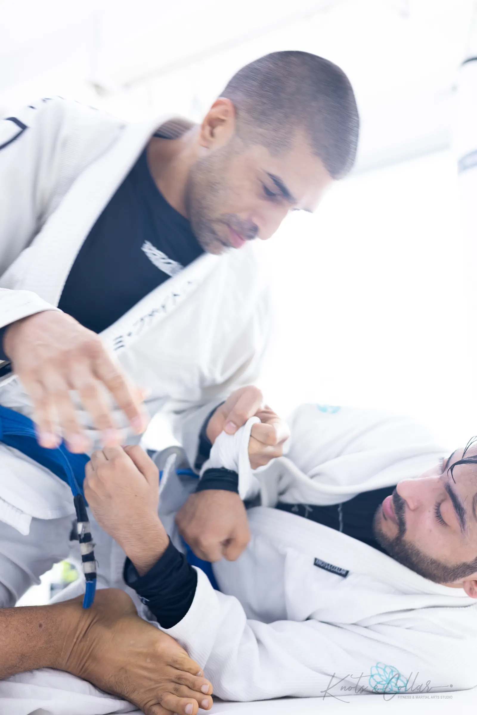 A jiu-jitsu session at Knots & Collar, Defence Colony, New Delhi