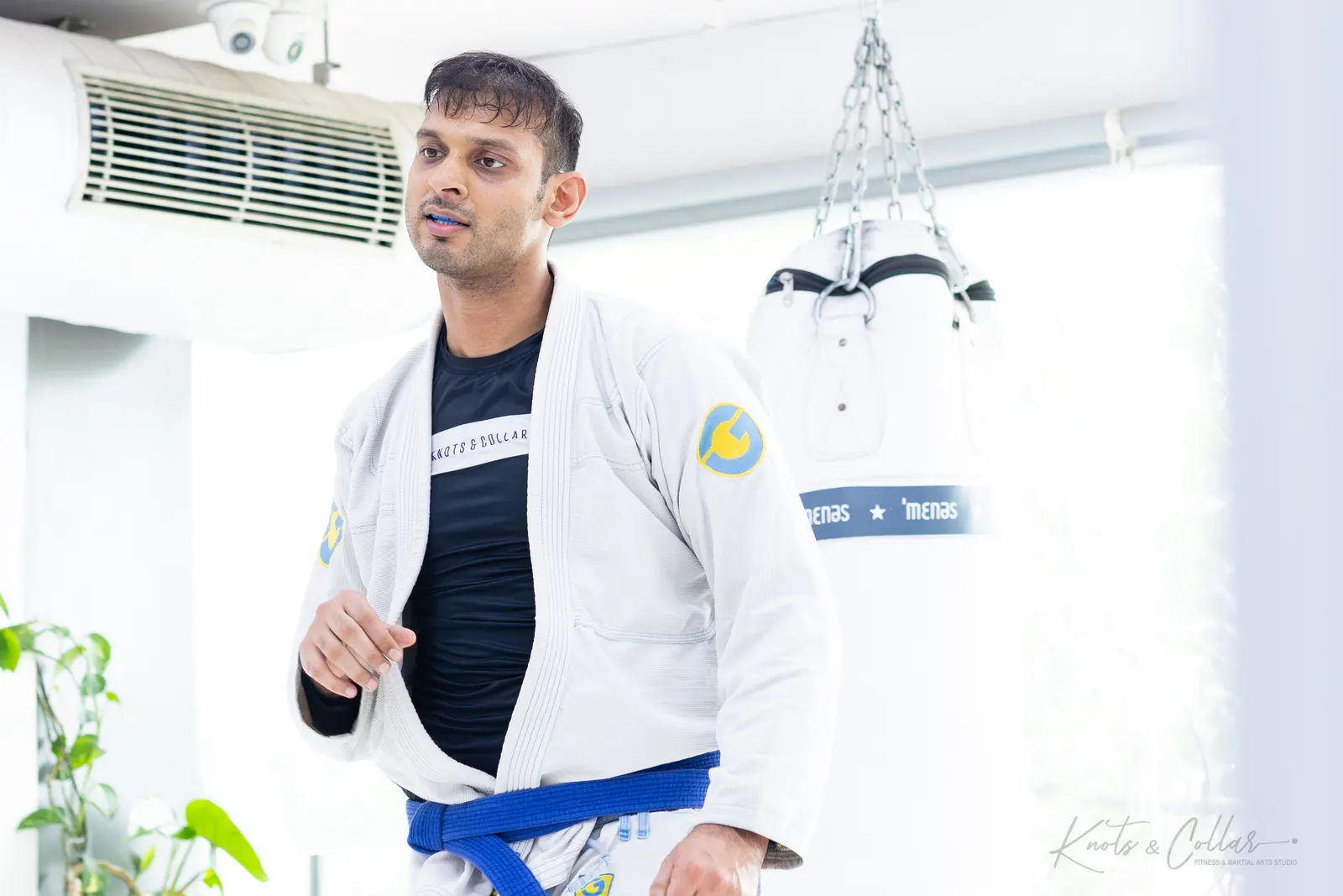 A jiu-jitsu session at Knots & Collar, Defence Colony, New Delhi
