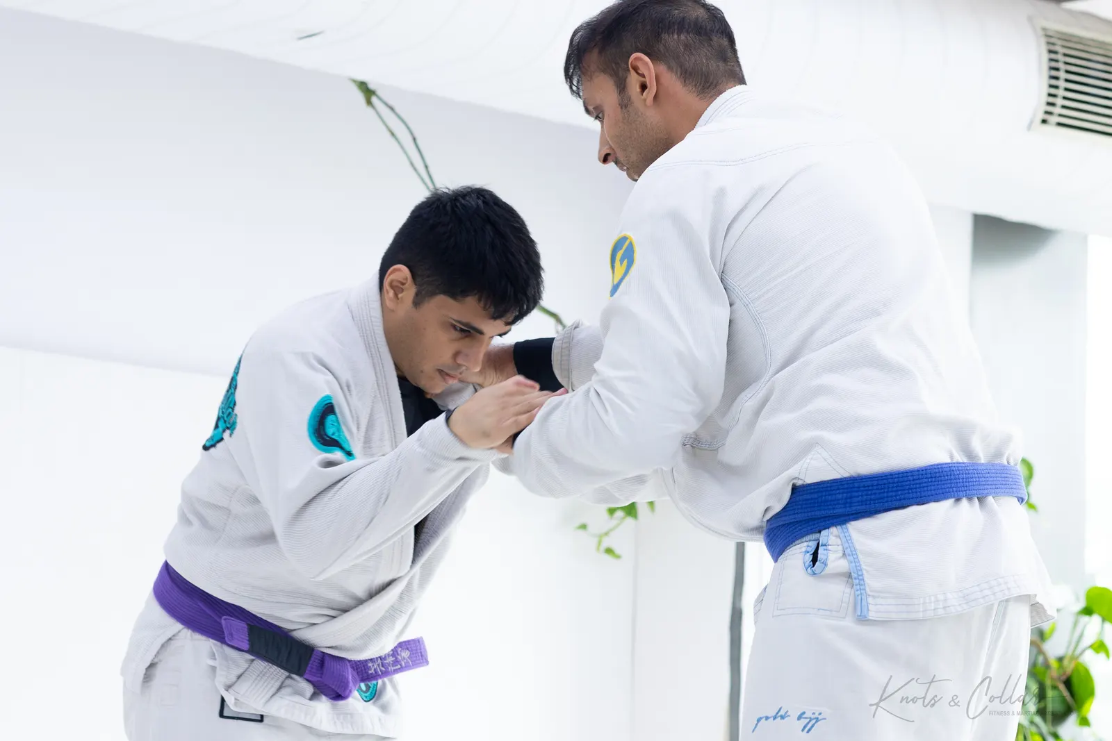 A jiu-jitsu session at Knots & Collar, Defence Colony, New Delhi