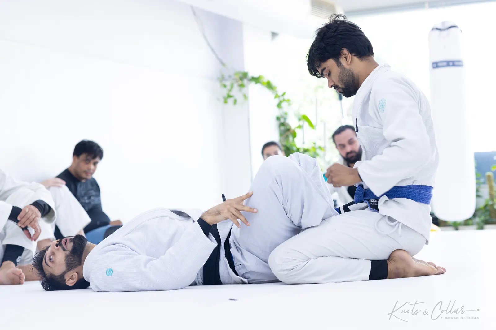 A jiu-jitsu session at Knots & Collar, Defence Colony, New Delhi