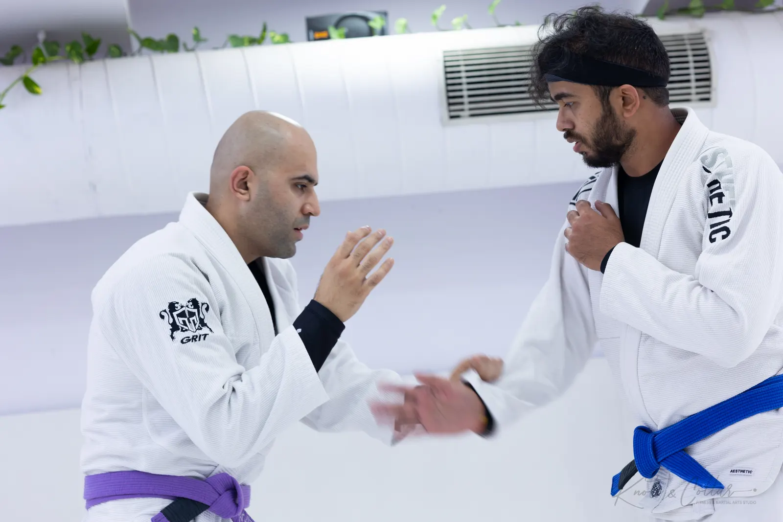 On the mat at Knots & Collar, the Brazilian Jiu-Jitsu studio in Defence Colony, New Delhi