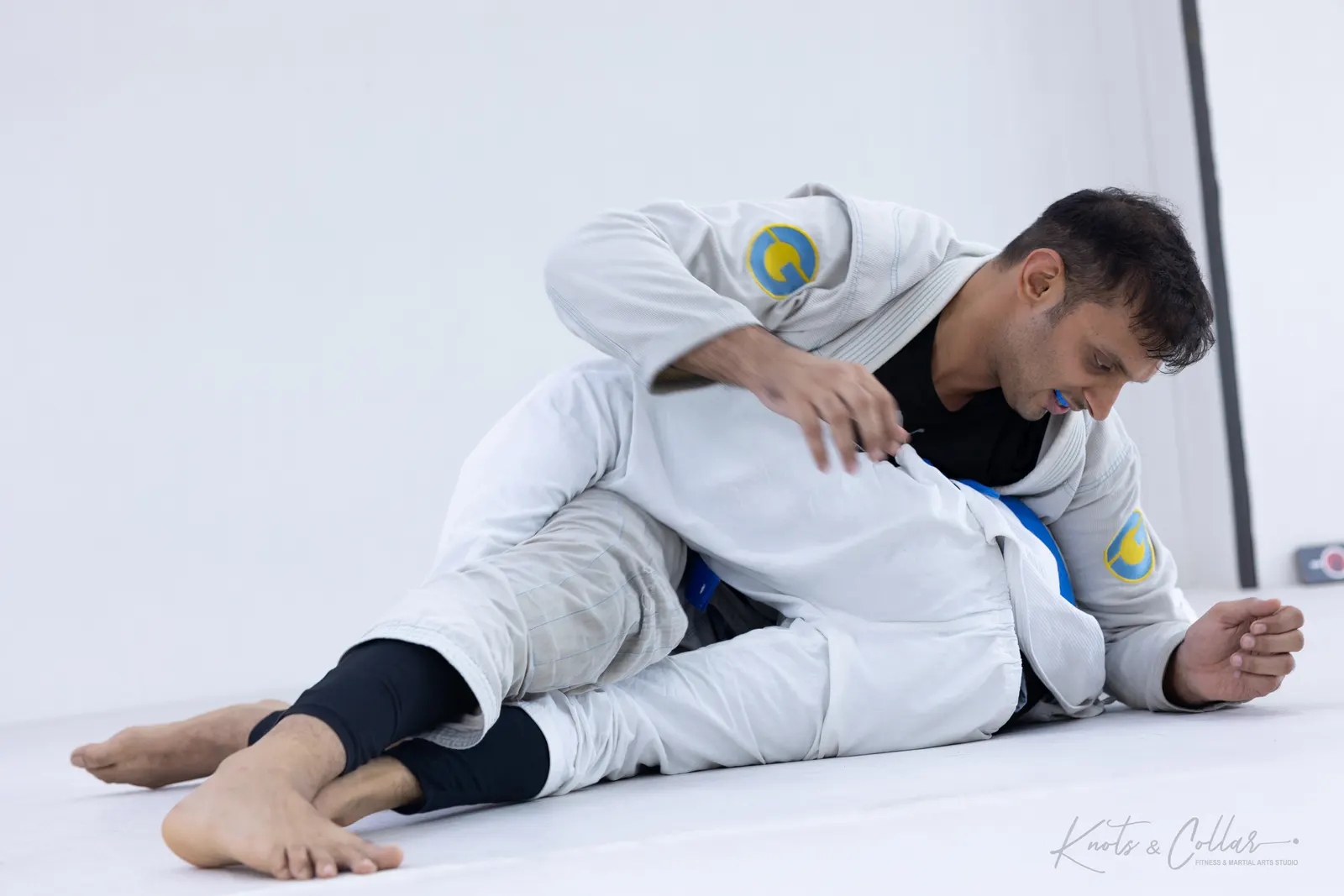 A Brazilian Jiu-Jitsu class at Knots & Collar, Defence Colony, New Delhi