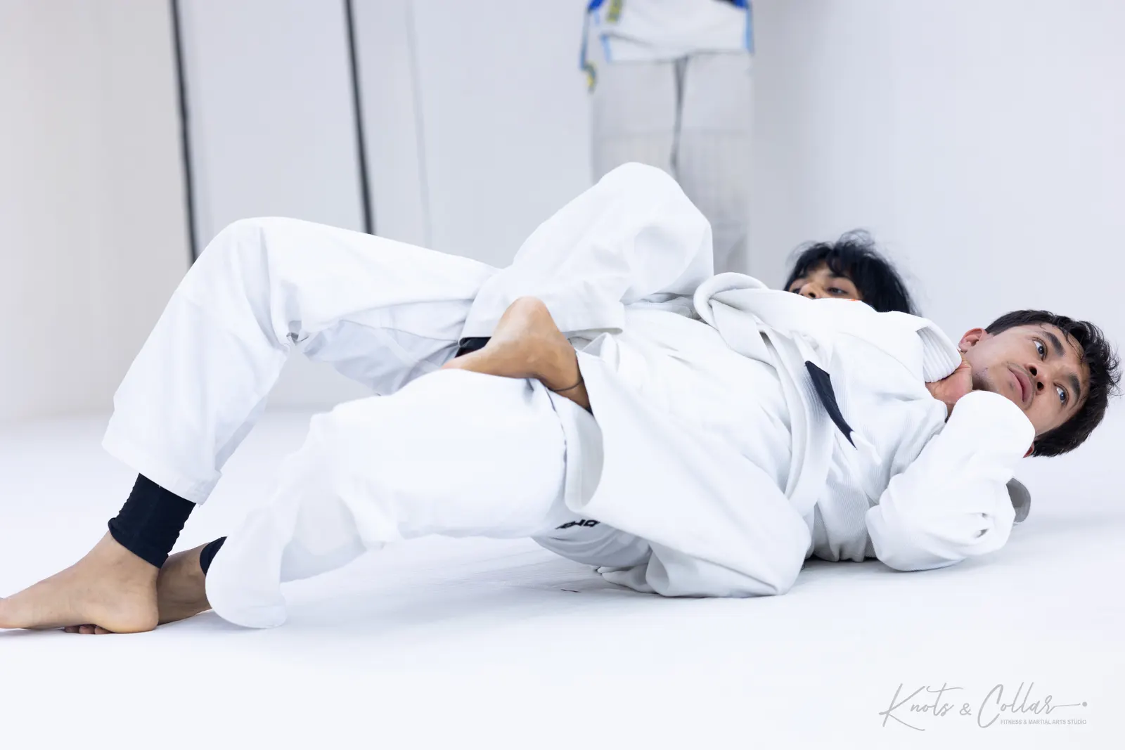 A jiu-jitsu session at Knots & Collar, Defence Colony, New Delhi