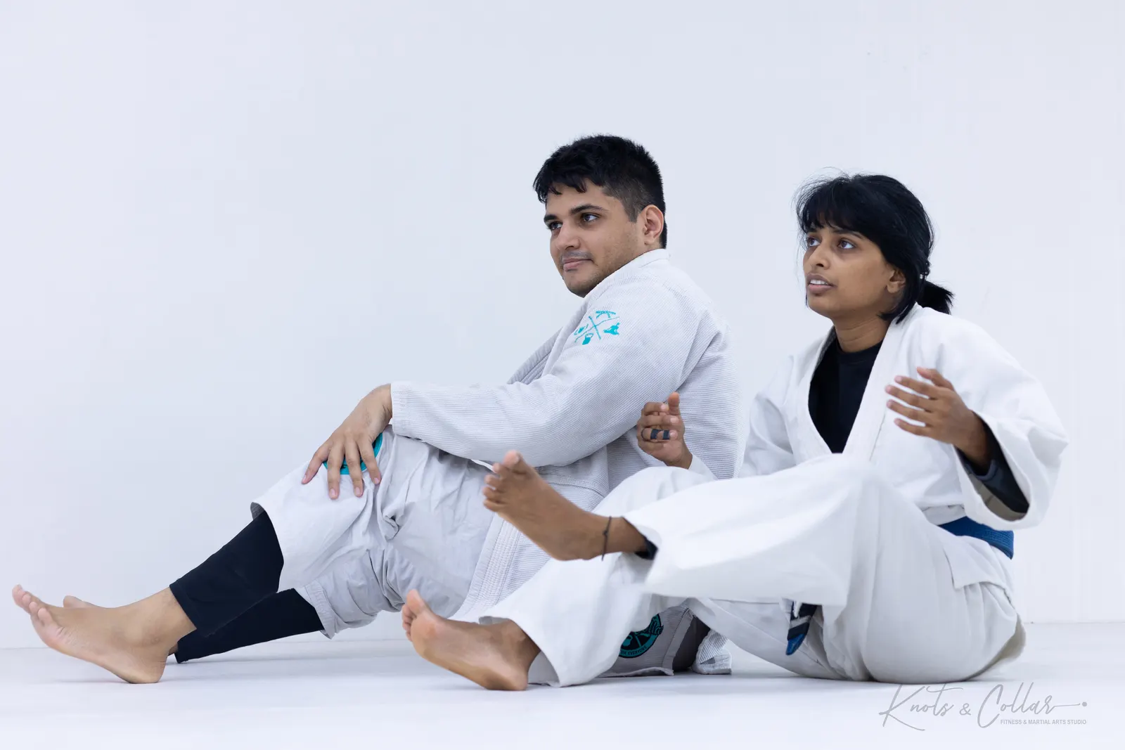 A jiu-jitsu session at Knots & Collar, Defence Colony, New Delhi