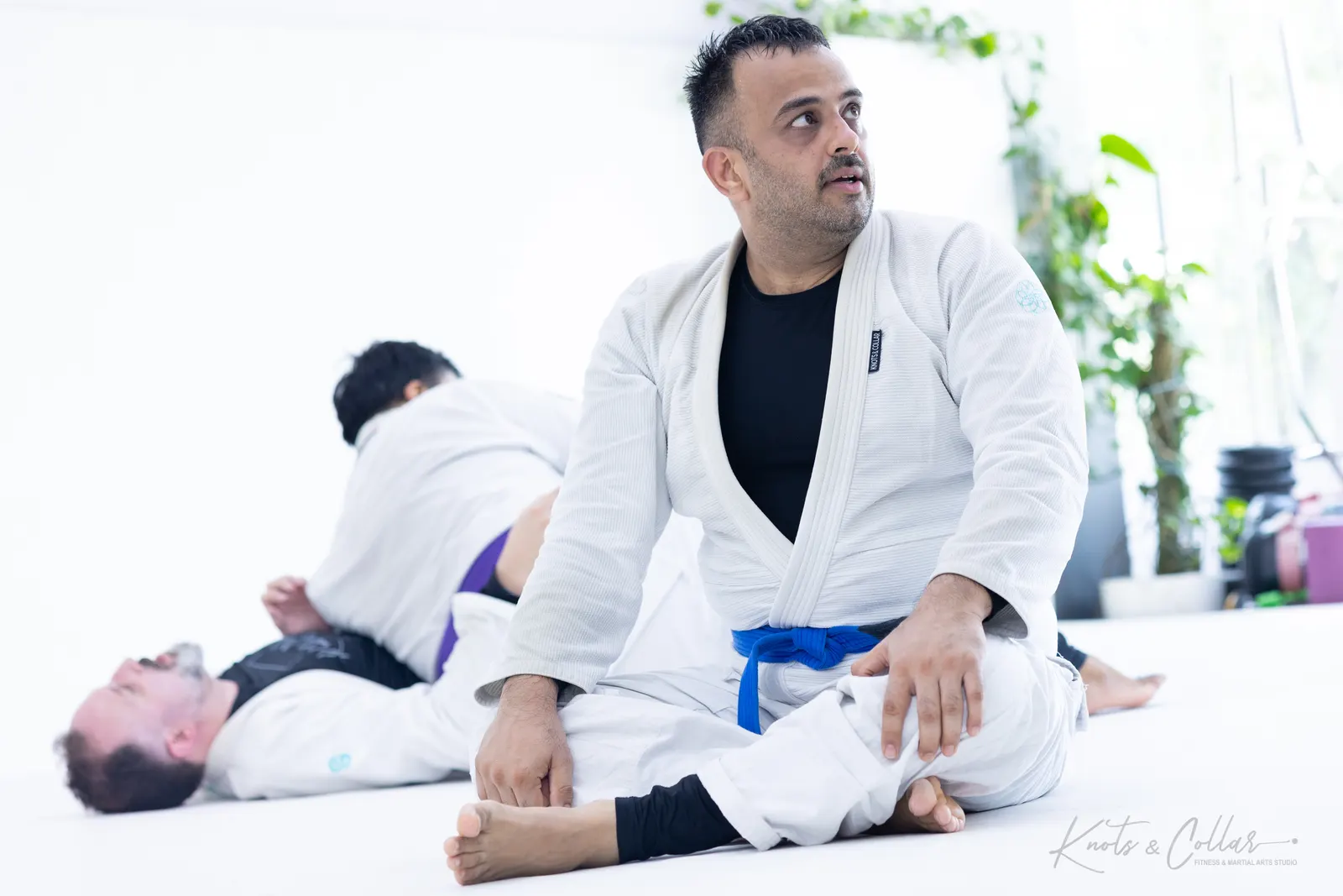 A jiu-jitsu session at Knots & Collar, Defence Colony, New Delhi