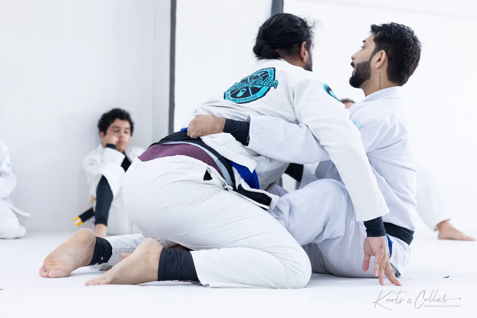 A jiu-jitsu session at Knots & Collar, Defence Colony, New Delhi