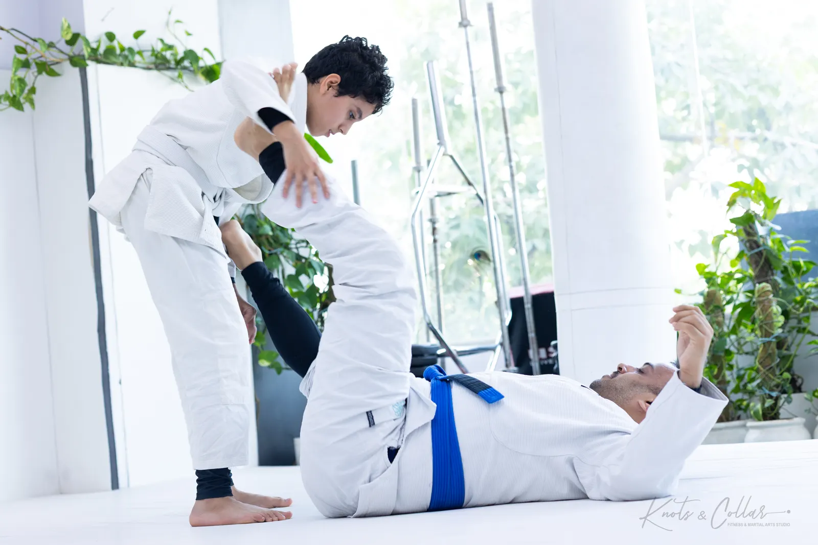 On the mat at Knots & Collar, the Brazilian Jiu-Jitsu studio in Defence Colony, New Delhi