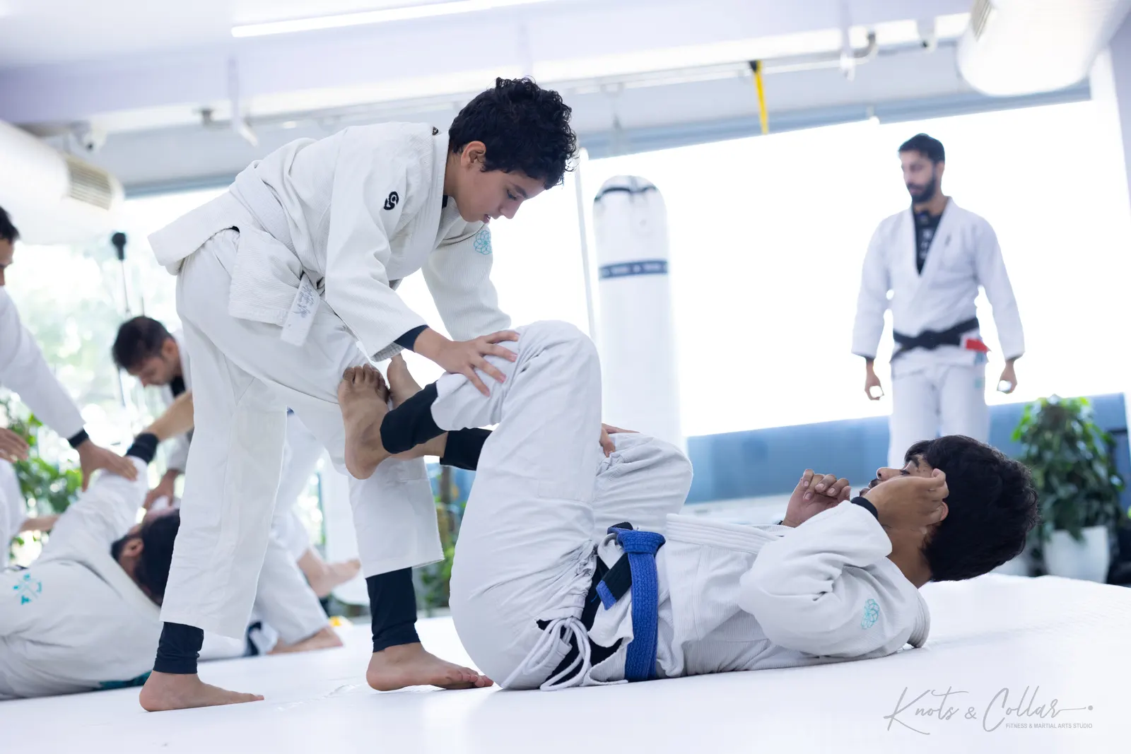 A Brazilian Jiu-Jitsu class at Knots & Collar, Defence Colony, New Delhi