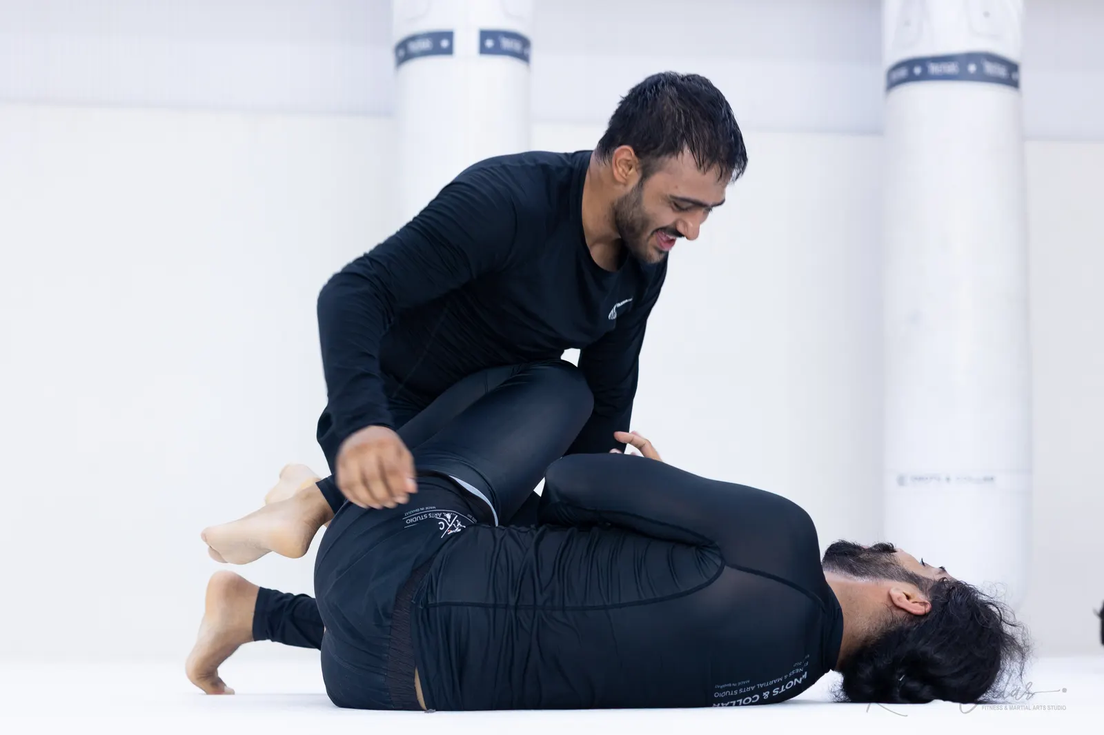 A jiu-jitsu session at Knots & Collar, Defence Colony, New Delhi