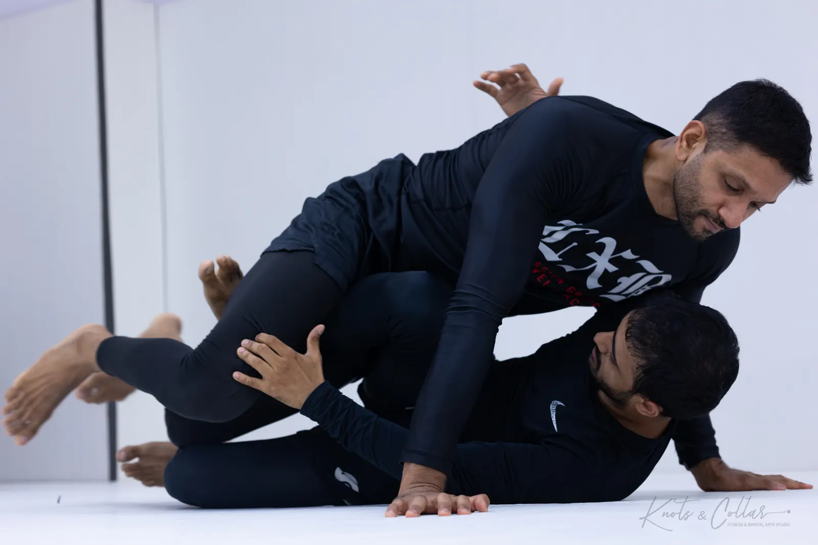 A Brazilian Jiu-Jitsu class at Knots & Collar, Defence Colony, New Delhi