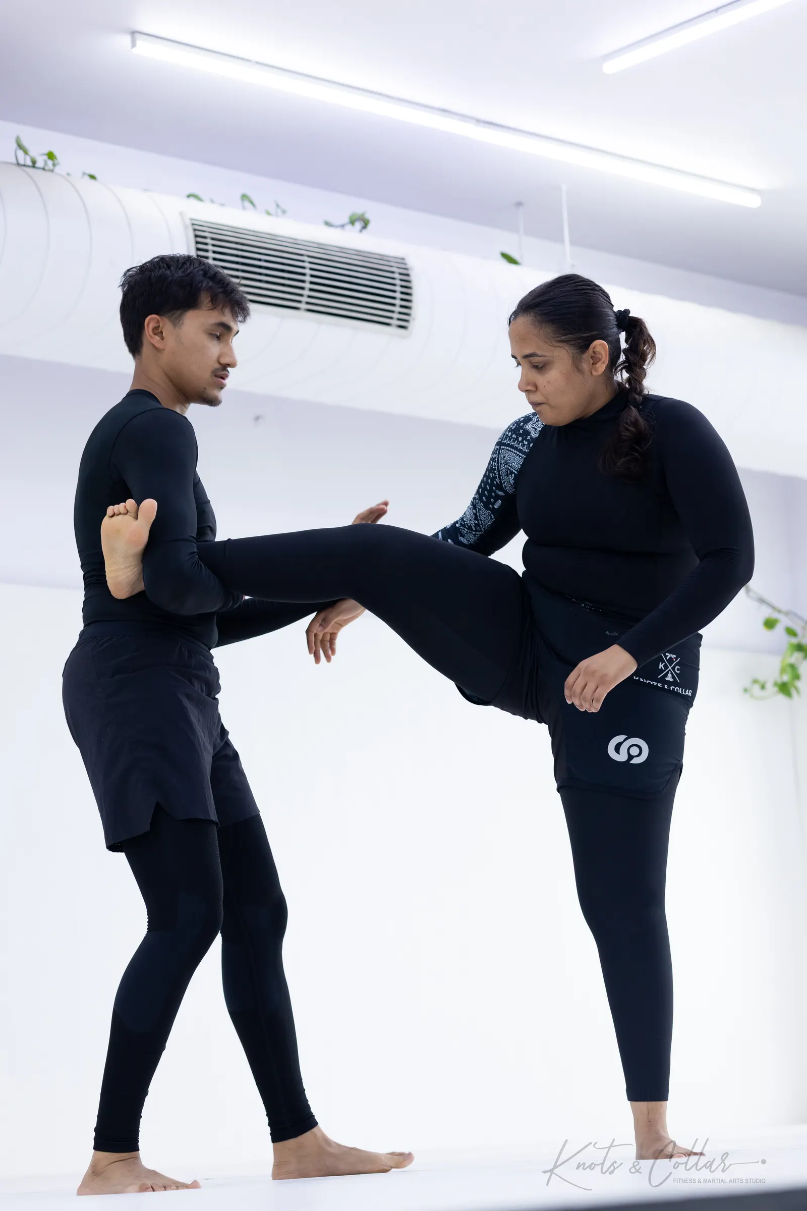 Grappling training at Knots & Collar, Defence Colony, New Delhi