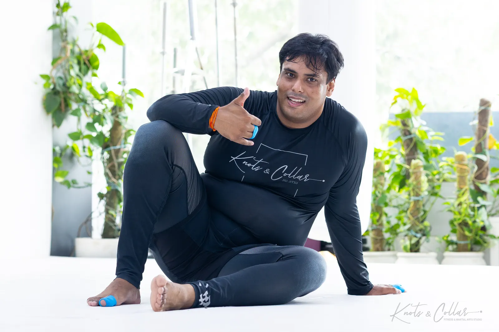 A jiu-jitsu session at Knots & Collar, Defence Colony, New Delhi