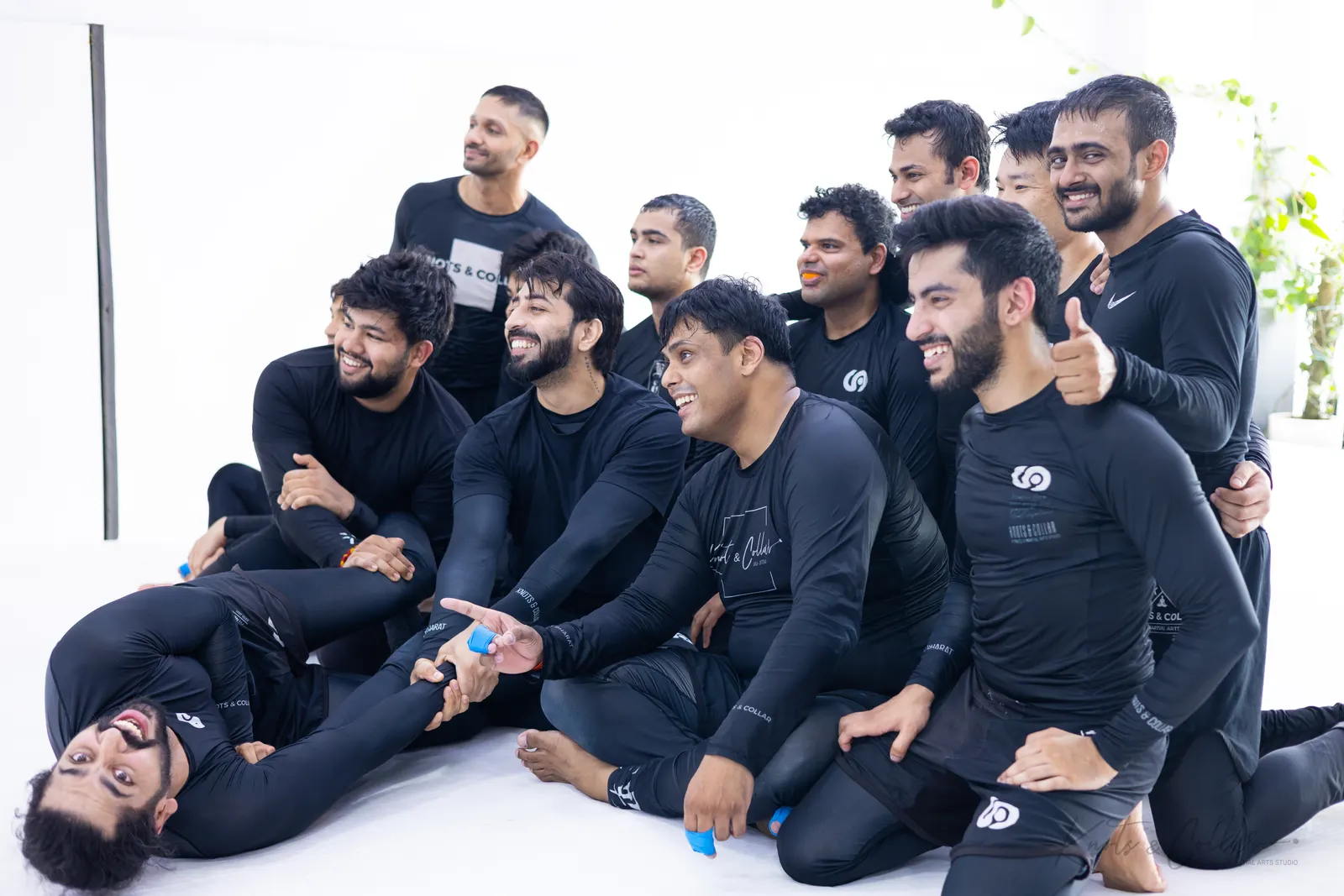 A Brazilian Jiu-Jitsu class at Knots & Collar, Defence Colony, New Delhi